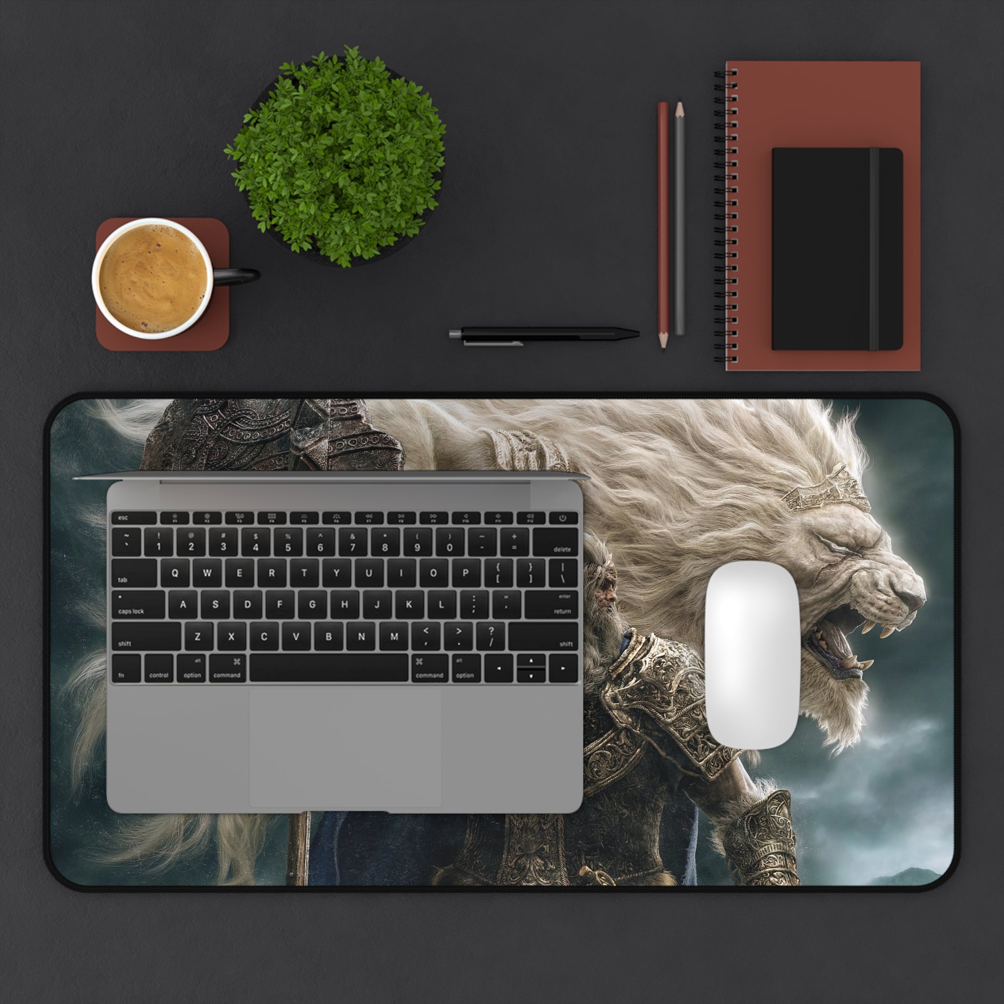 elden-ring-white-lion-mouse-pad-xl-gaming-desk-pad-shadow-of-the-erdtree-medival-armor-gamer-setup-d
