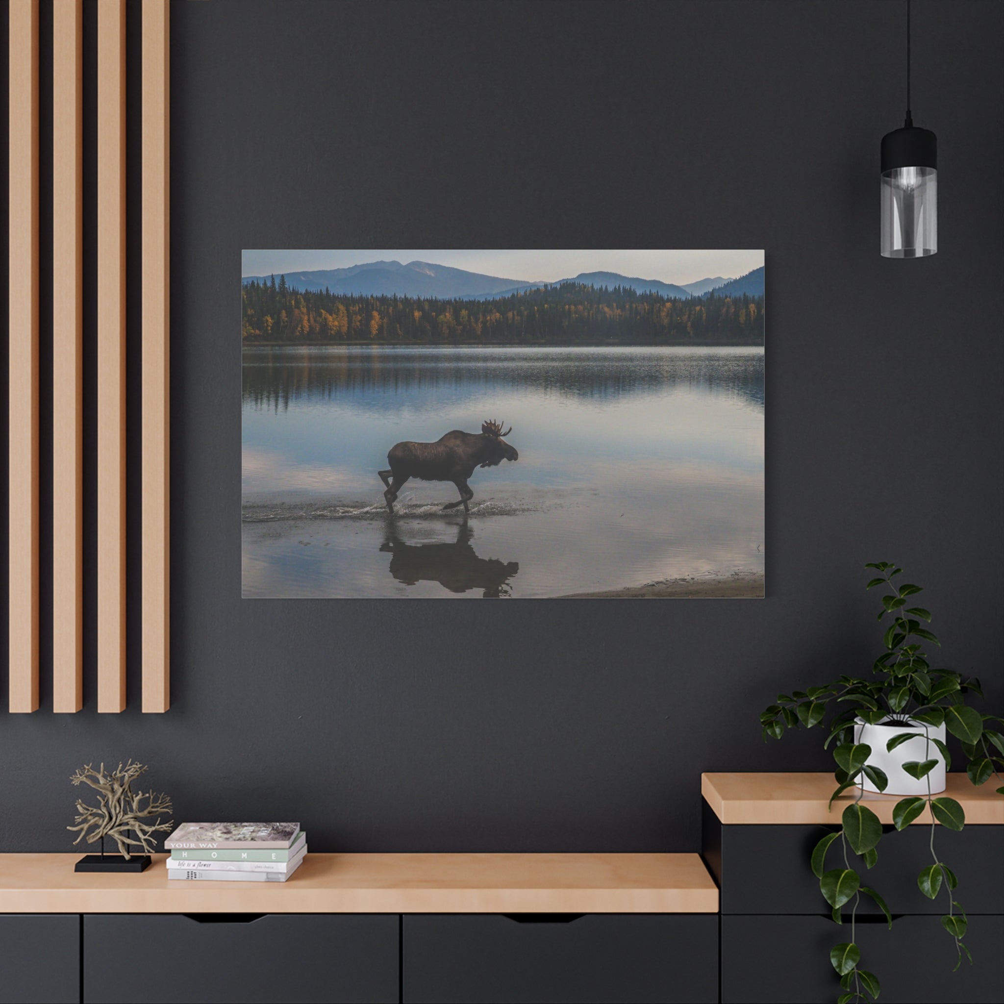 canvas-art-print-rustic-moose-wall-decor-cabin-lodge-wildlife-painting-nature-home-decor-wilderness-animal-poster-farmhouse-w