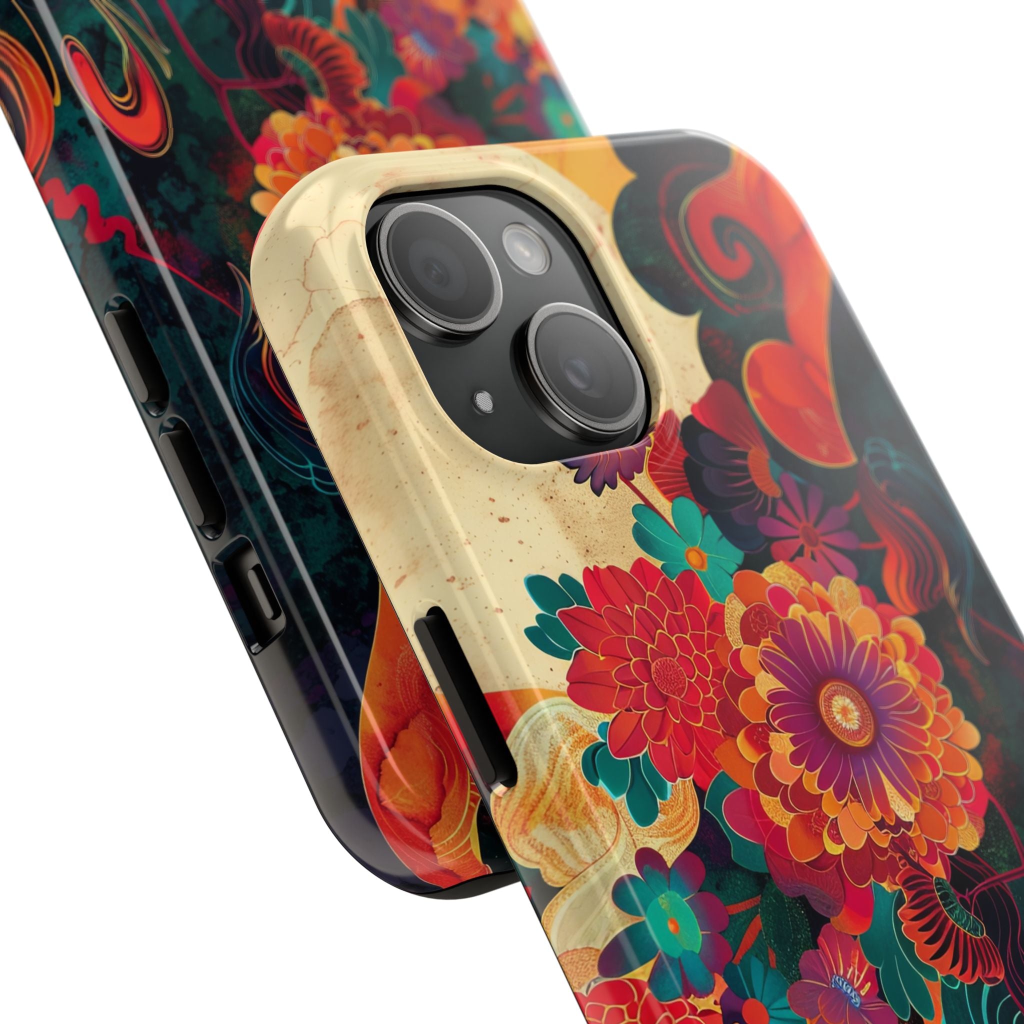 iphone-tough-case-retro-japanese-flowers-floral-phone-cover-vintage-japanese-style-protective-phone-case-asian-floral-design-