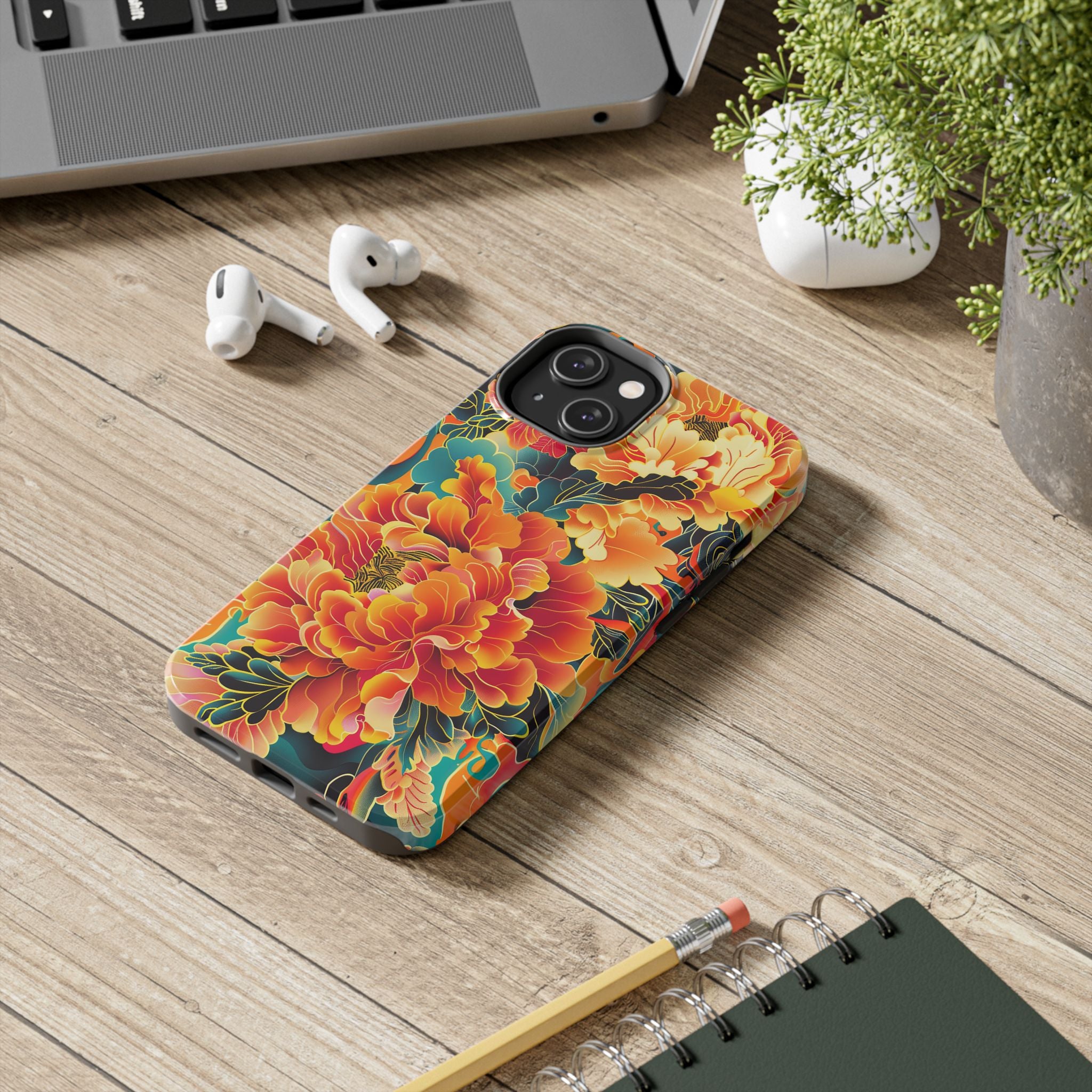 iphone-tough-case-retro-japanese-flowers-floral-phone-cover-vintage-japanese-style-protective-phone-case-asian-floral-design-