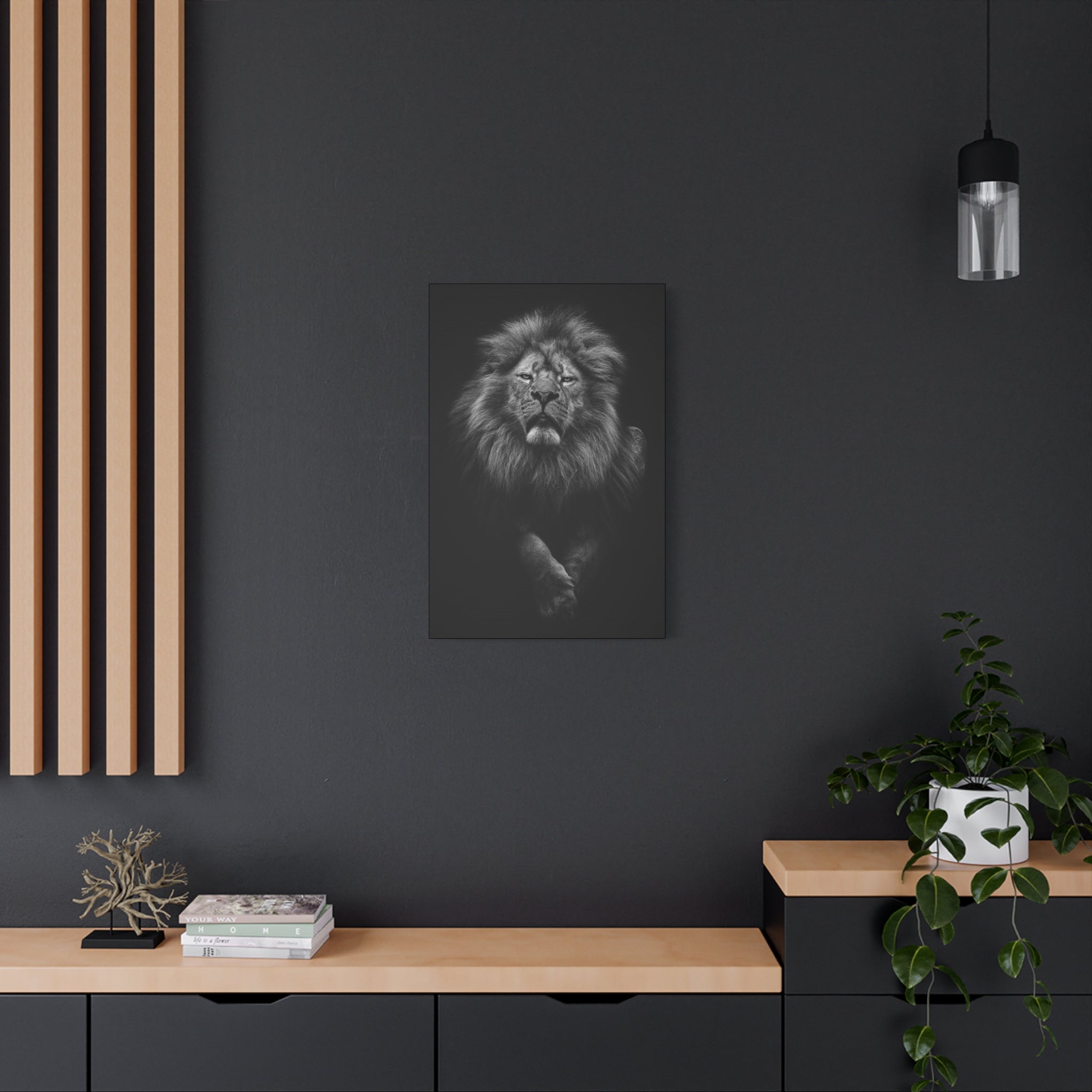 canvas-print-lion-wall-art-black-and-white-living-room-decor-matte-stretched-lion-poster-jungle-animal-art-print-wildlife-saf