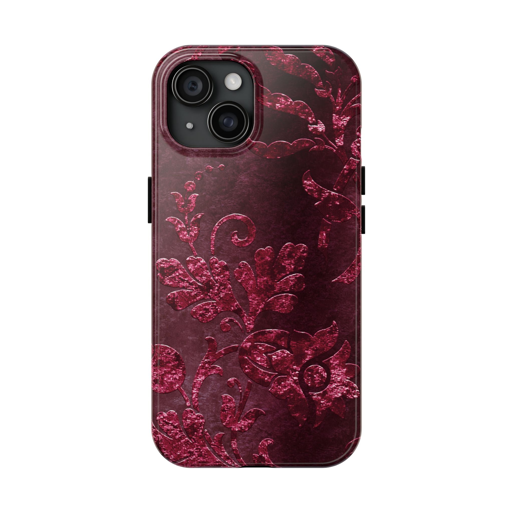 embossed-burgundy-velvet-tough-iphone-case-protective-iphone-cover-heavy-duty-iphone-case-rugged-phone-case-durable-smartphon