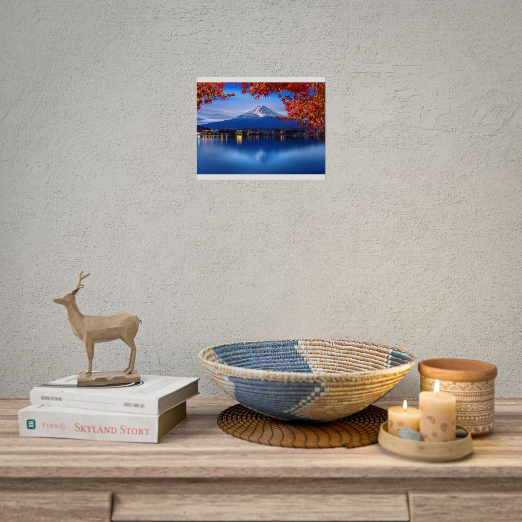 mount-fuji-poster-wall-art-japan-nature-park-autumn-lake-print-poster-art-home-decor-gift-living-room-decor-japanese-home-dec