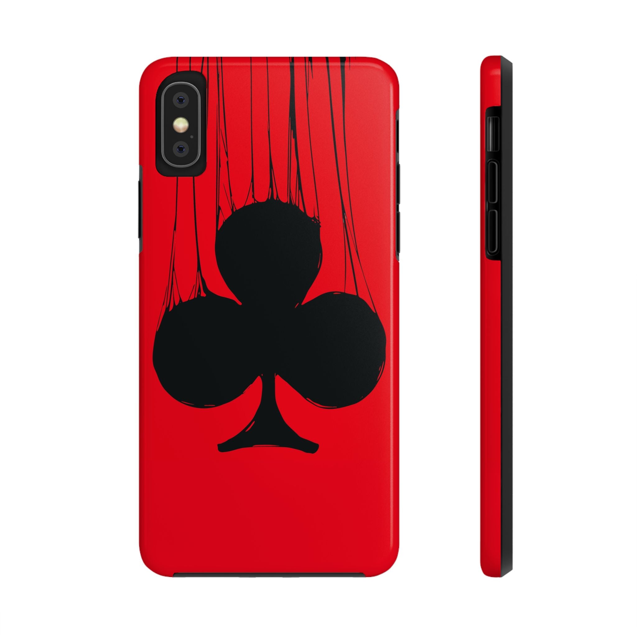 clubs-playing-cards-iphone-tough-case-protective-iphone-cover-card-game-lover-gift-gambling-theme-iphone-case-durable-card-su