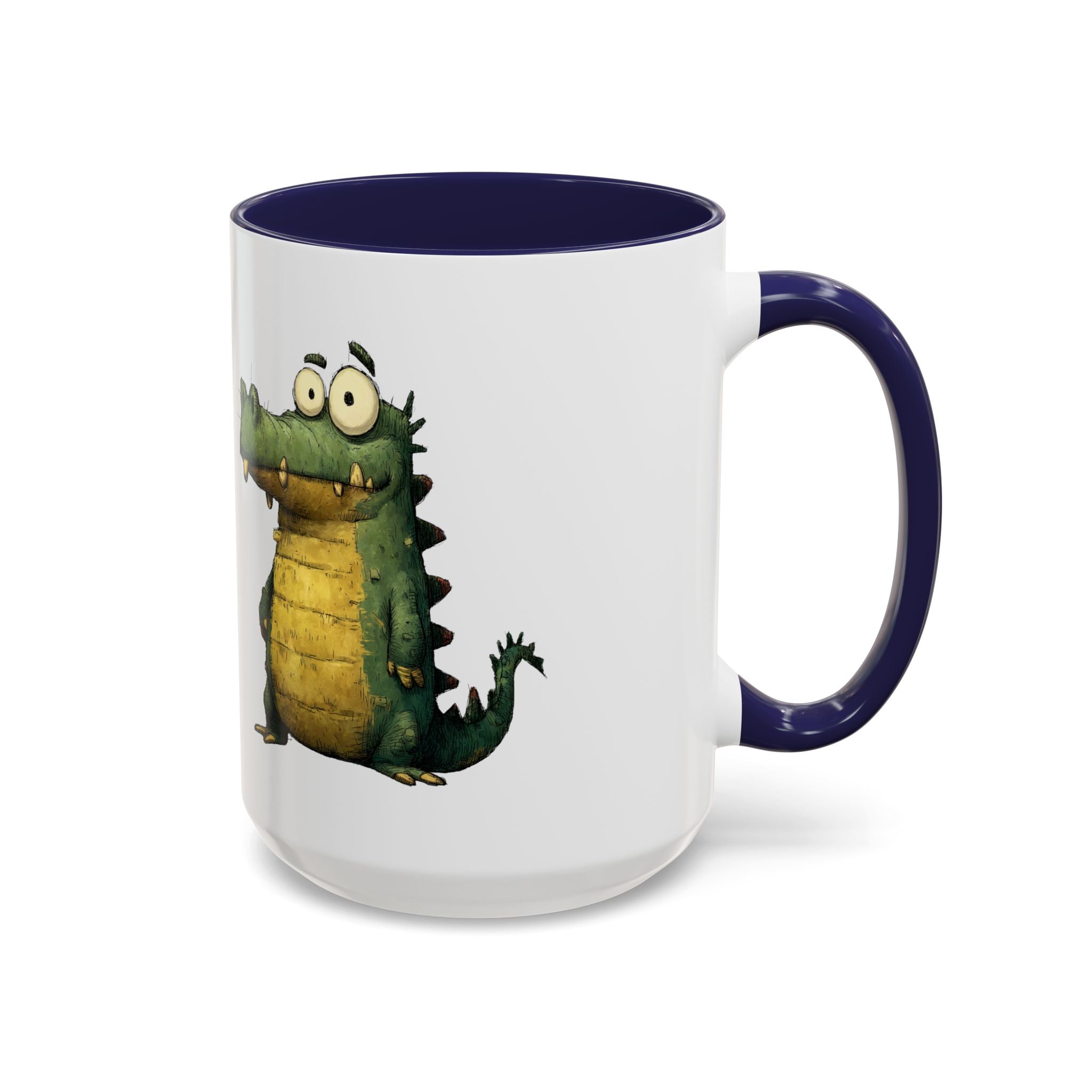 Funny Alligator Accent Coffee Mug | Cute Animal Mug for Nature Lovers, Ideal Gift for Birthdays, Holidays, Home Decor