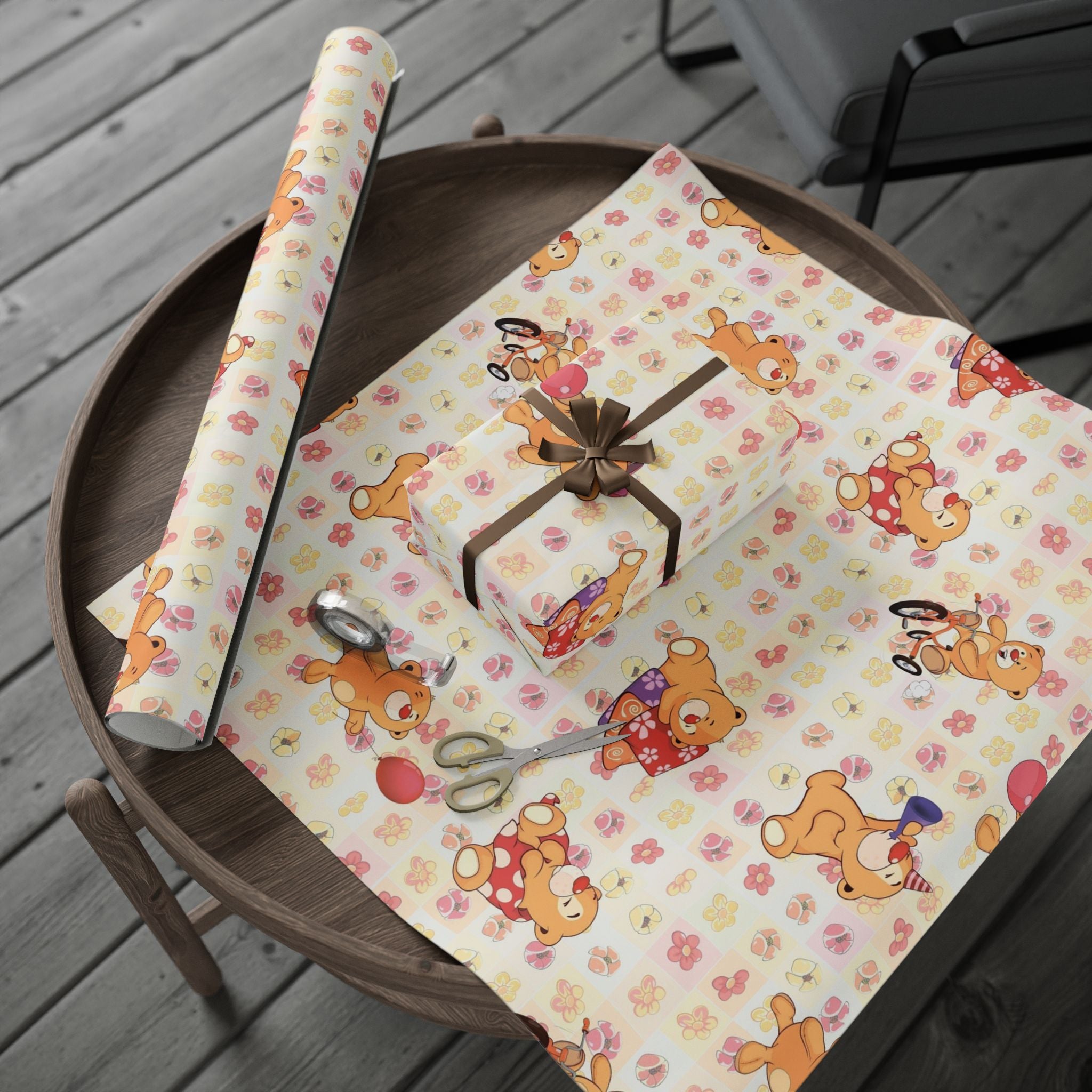 teddy-bear-party-gift-wrap-paper-for-birthdays-and-holidays-32x72-fun-wrapping-sheets-baby-gift-wrap-celebratory