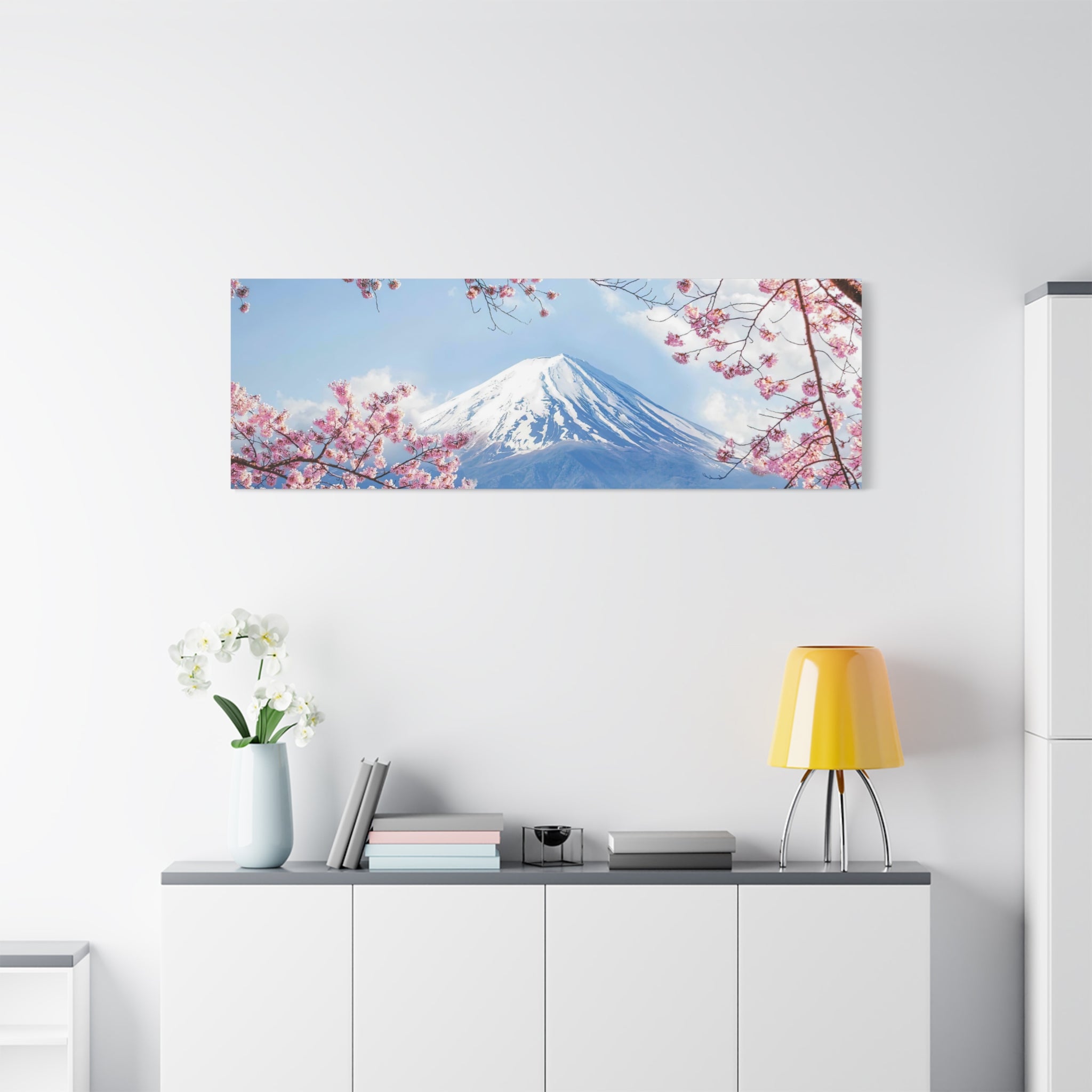 canvas-print-mount-fuji-cherry-blossom-wall-art-scenery-winter-sakura-flower-decor-stretched-matte-japanese-landscape-home-de