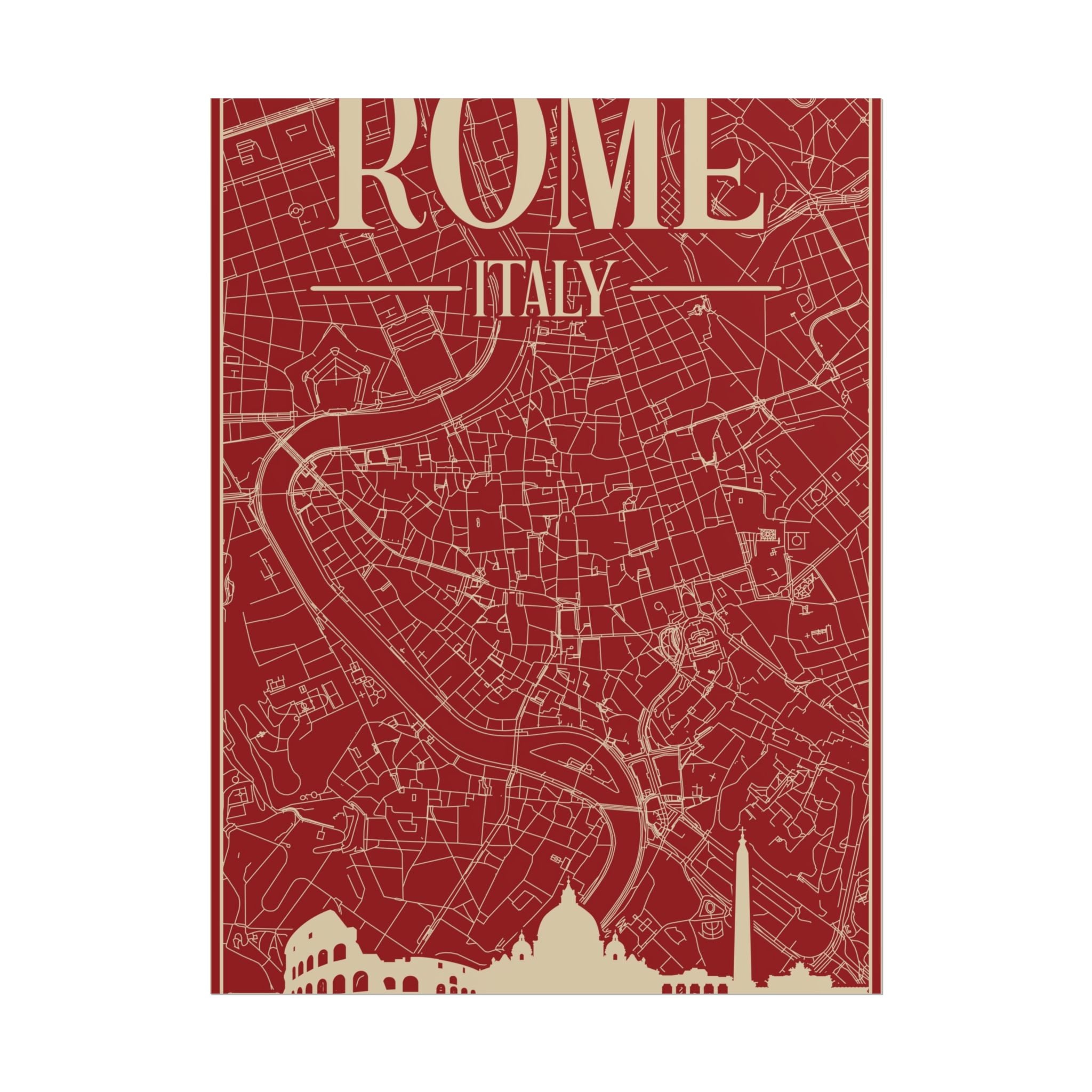 rome-italy-travel-poster-rolled-posters-for-home-decor-wall-art-print-italian-cityscape-wall-hanging