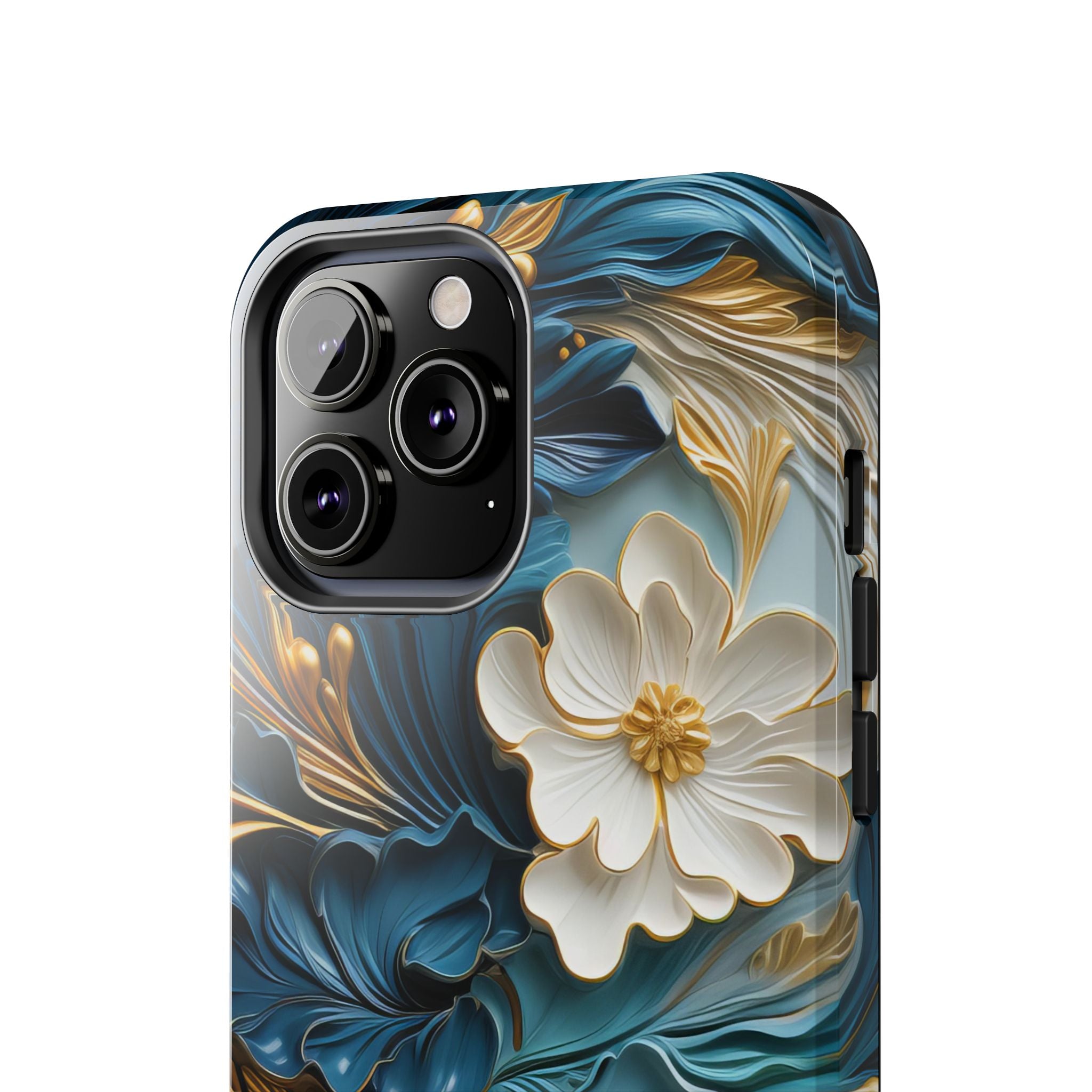 textured-art-nouveau-floral-tough-phone-case-cottagecore-iphone-case-unique-floral-phone-cover-vintage-style-iphone-case-prot