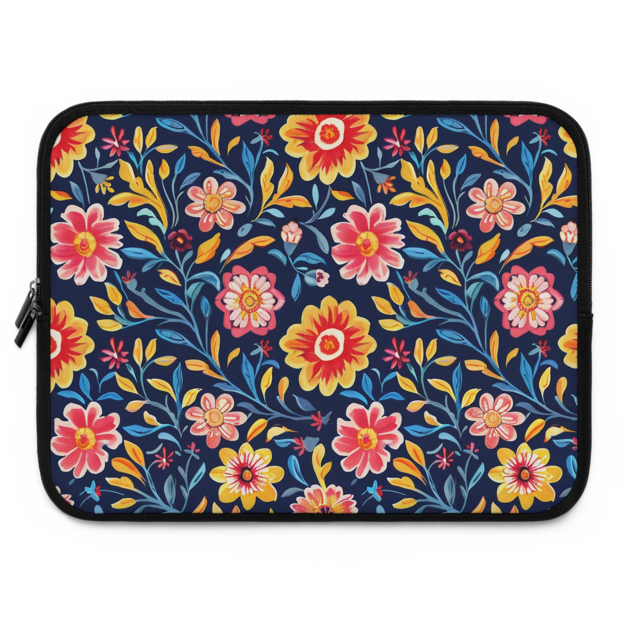 aesthetic-floral-laptop-sleeve-protective-cover-for-tech-yellow-blue-design-macbook-air-15-sleeve-floral-computer-bag-tablet-