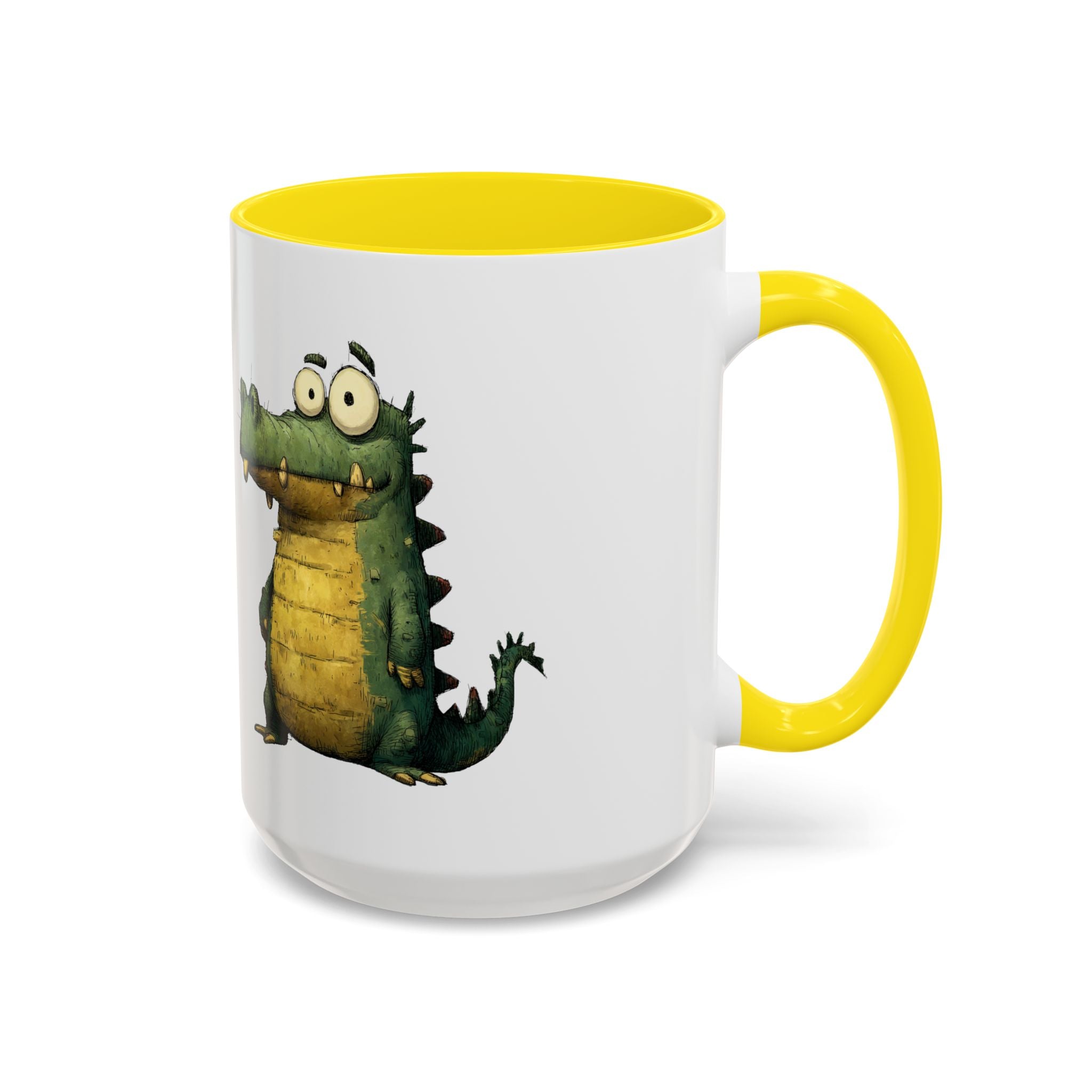 Funny Alligator Accent Coffee Mug | Cute Animal Mug for Nature Lovers, Ideal Gift for Birthdays, Holidays, Home Decor