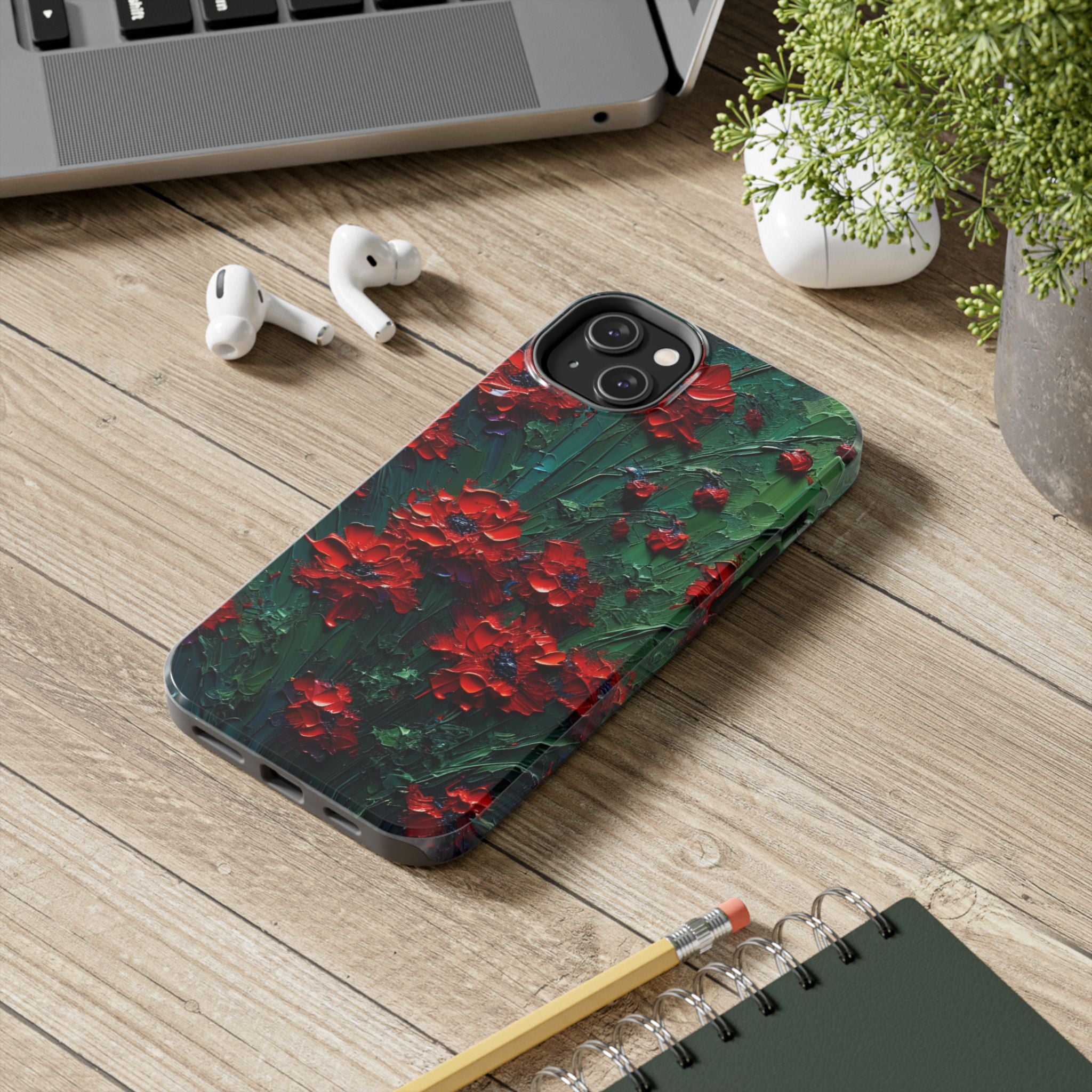 iphone-tough-case-red-wildflowers-oil-painting-floral-iphone-case-protective-iphone-cover-nature-lover-gift-botanical-accesso