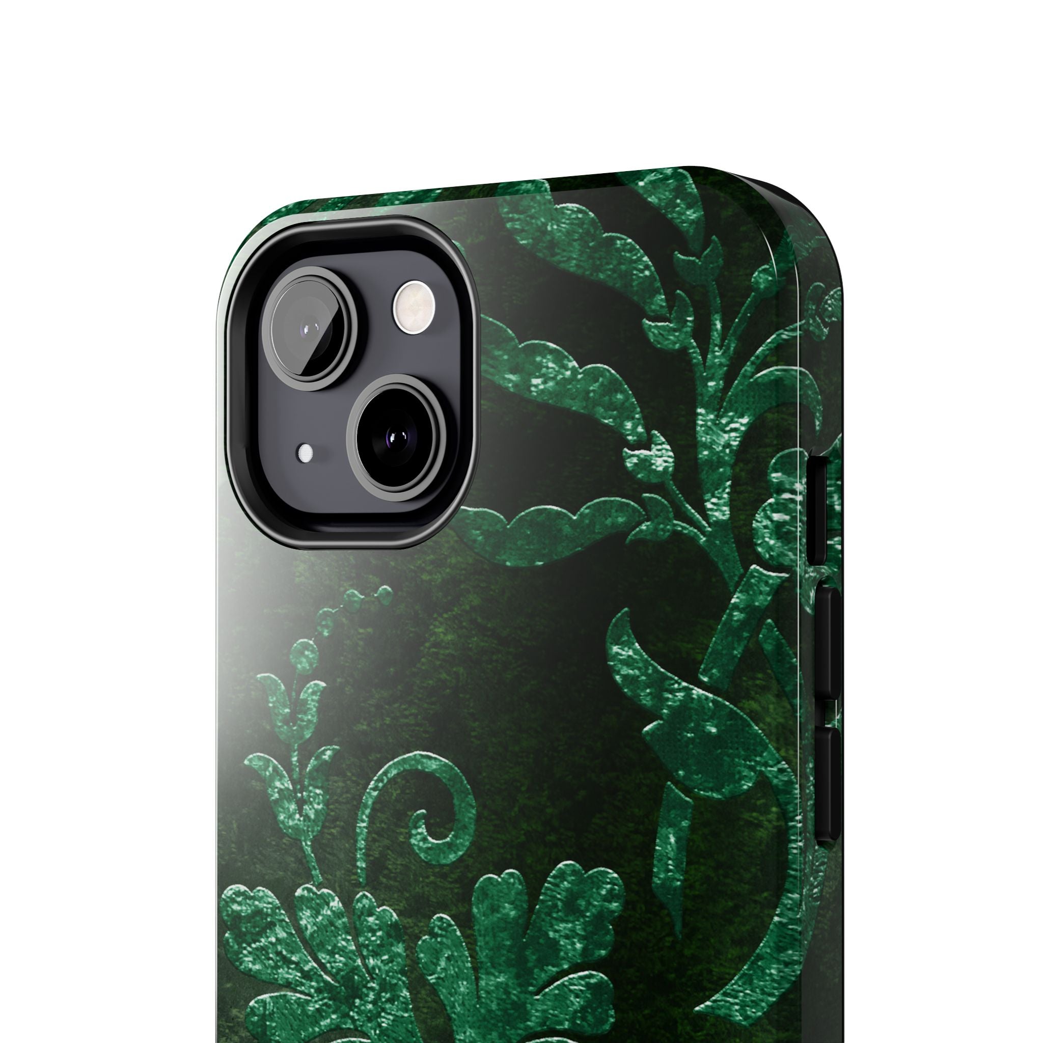 embossed-emerald-velvet-tough-phone-case-protective-iphone-cover-heavy-duty-phone-case-rugged-phone-case-durable-smartphone-c