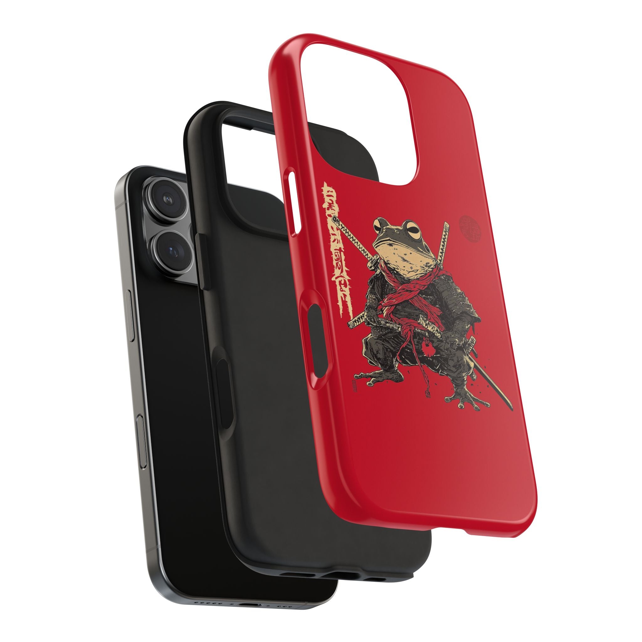 retro-vintage-ninja-frog-iphone-tough-case-red-sun-japanese-samurai-frog-design-stylish-tough-protector-red-iphone-case