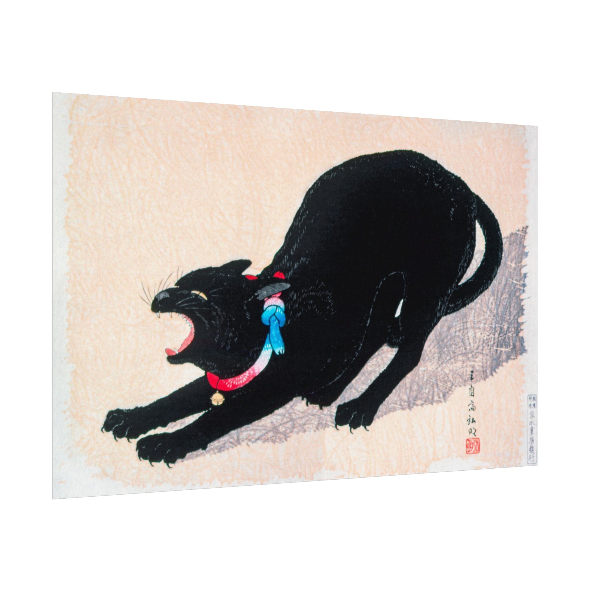 black-cat-hissing-poster-print-rolled-wall-art-for-cat-lovers-cat-art-decor-cat-themed-home-decor-gift-for-cat-owners-cat-wal