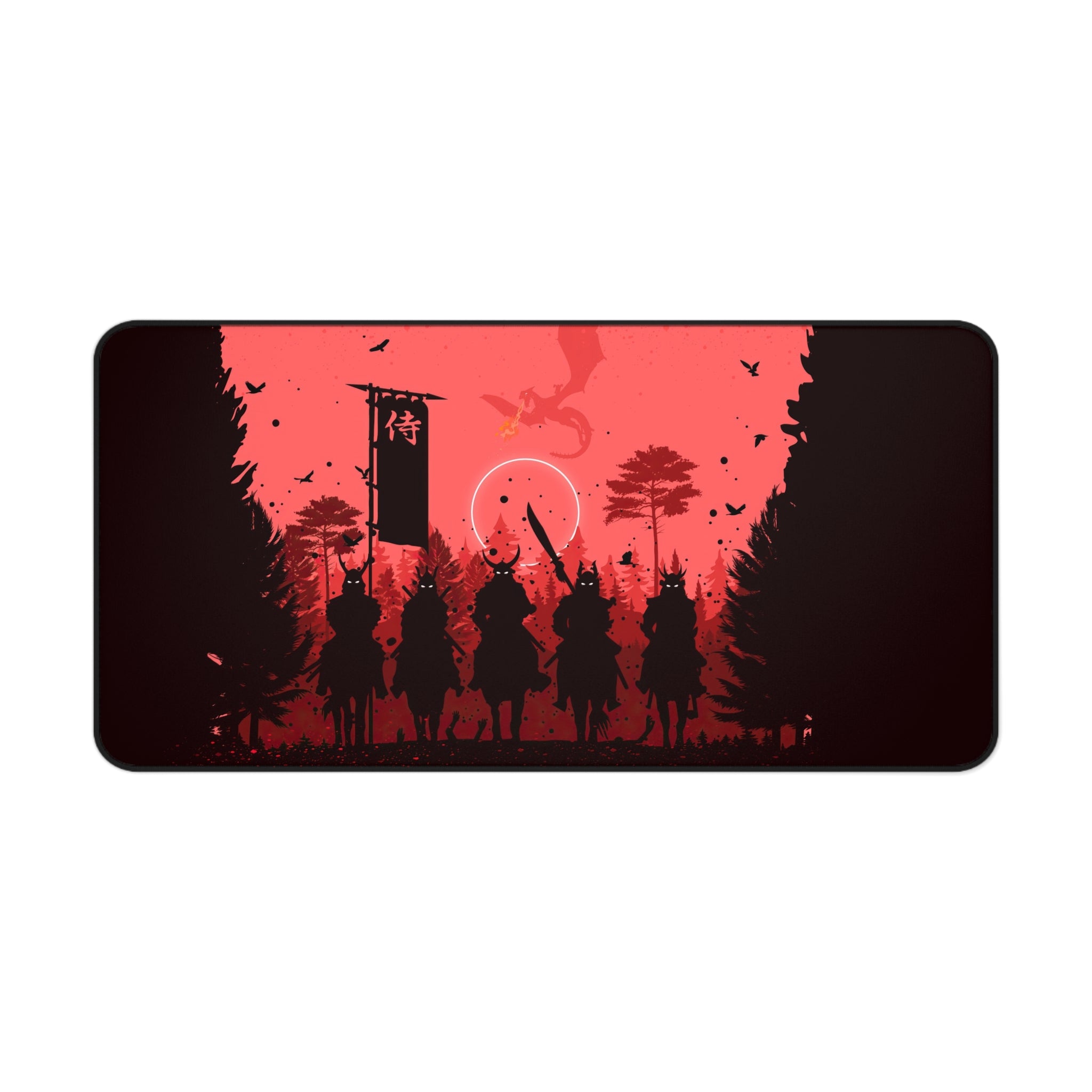 fantasy-samurai-warrior-mouse-pad-japanese-katana-shogun-samurai-warrior-desk-mat-japanese-anime-samurai-desk-pad-viper-art