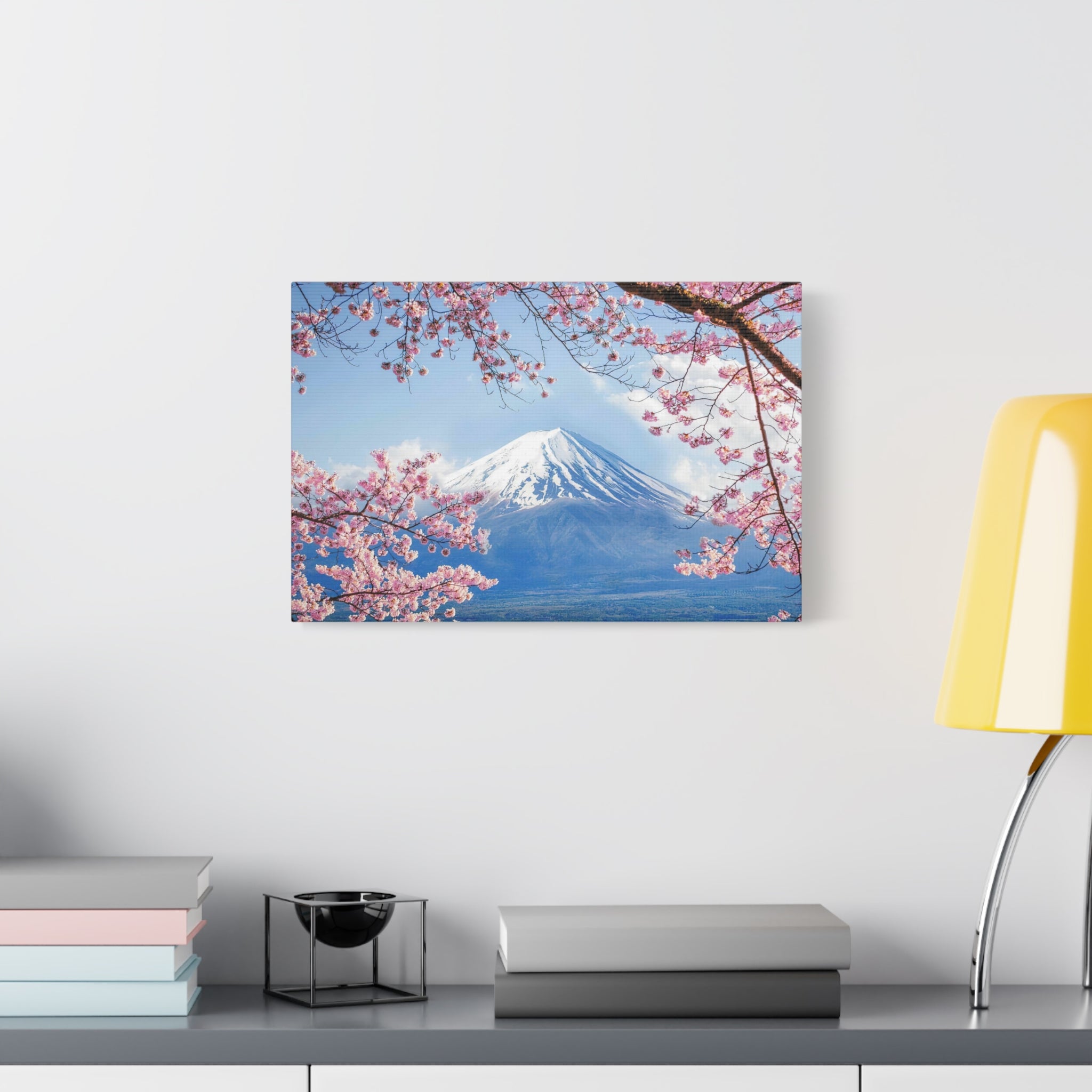 canvas-print-mount-fuji-cherry-blossom-wall-art-scenery-winter-sakura-flower-decor-stretched-matte-japanese-landscape-home-de
