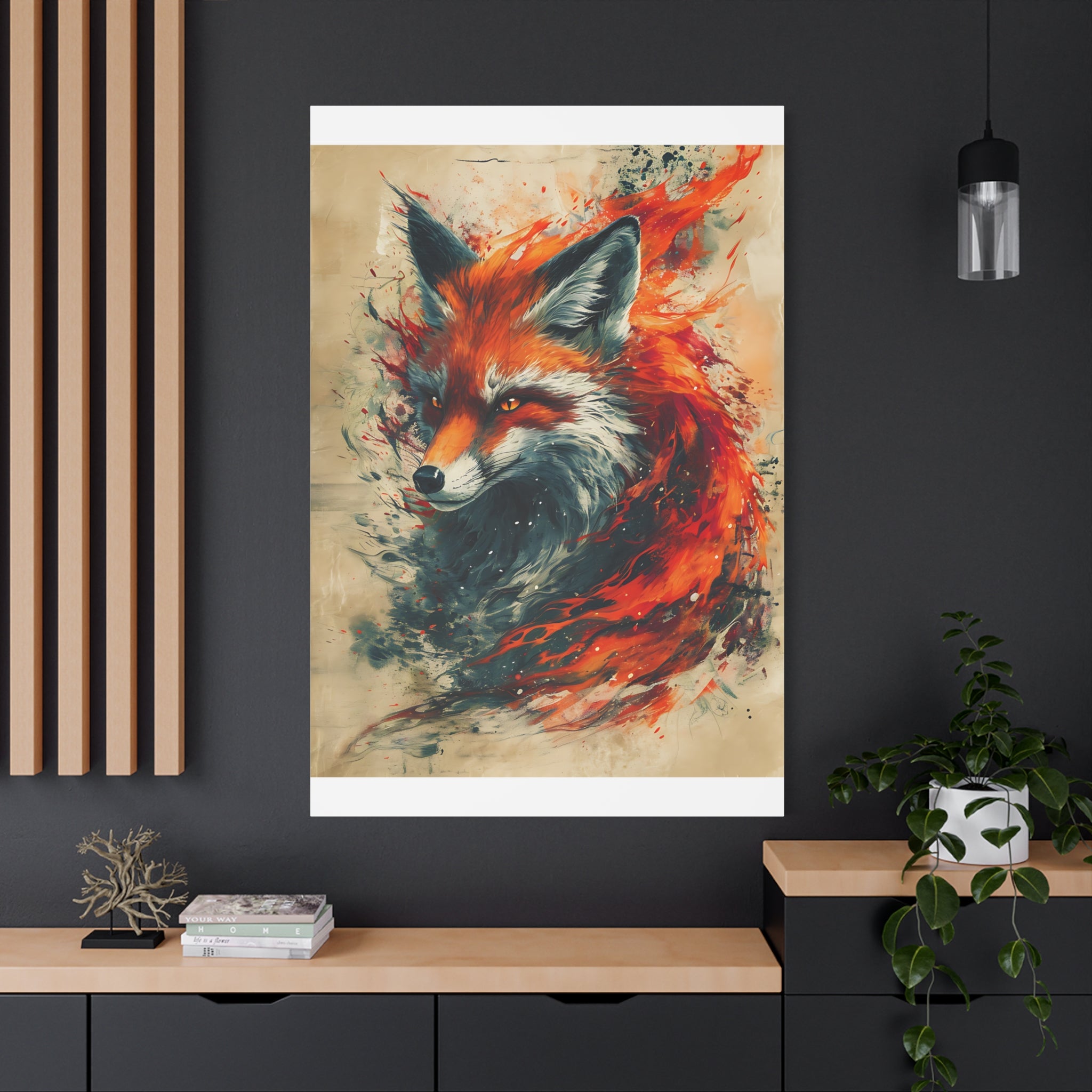 canvas-print-red-fox-fantasy-decor-wildlife-wall-art-home-decor-animal-lover-gift-nature-print-fantasy-art-decor-canvas-wall-