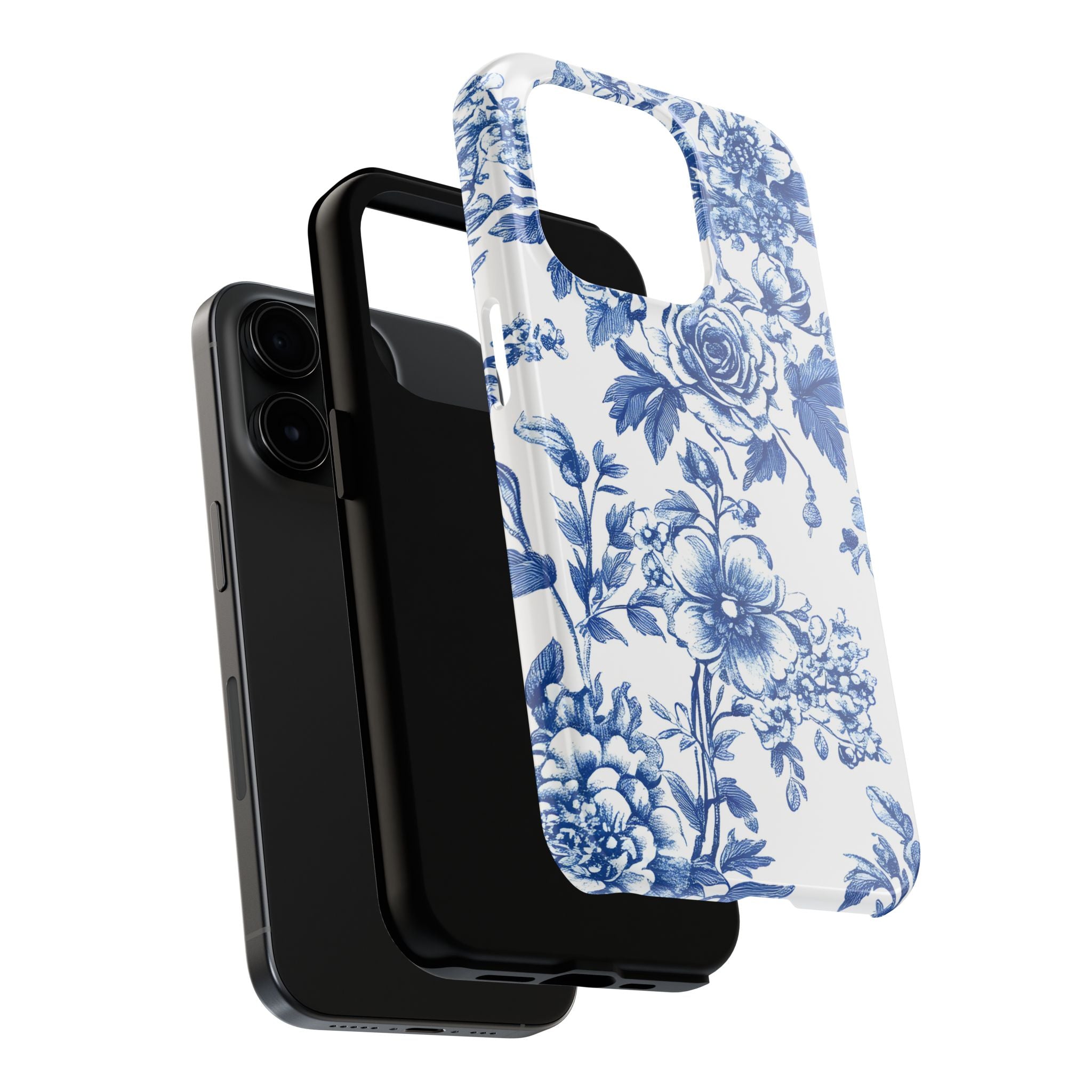 french-toile-floral-tough-iphone-case-blue-iphone-cover-protective-iphone-case-hard-shell-iphone-case-vintage-design-phone-ca