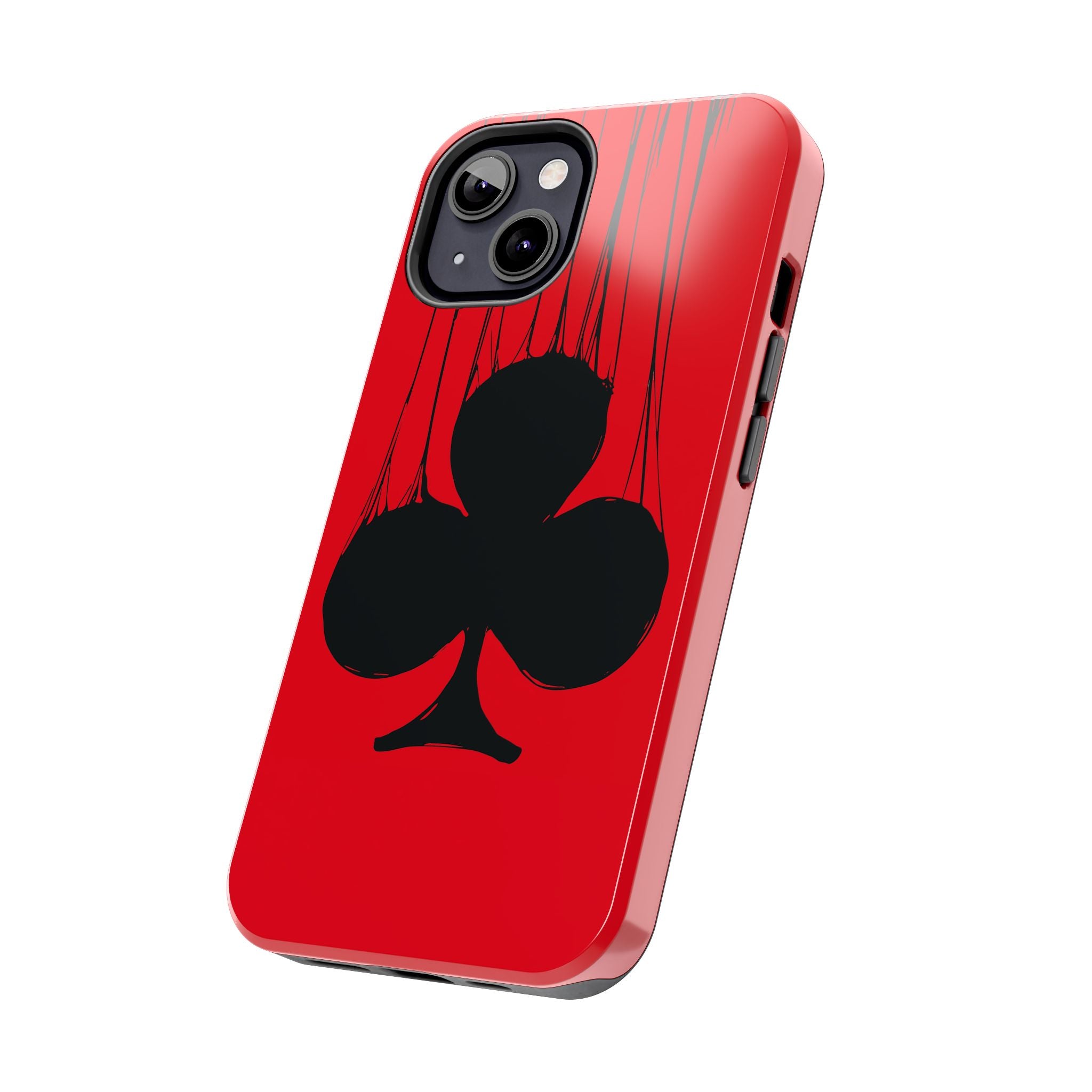 clubs-playing-cards-iphone-tough-case-protective-iphone-cover-card-game-lover-gift-gambling-theme-iphone-case-durable-card-su