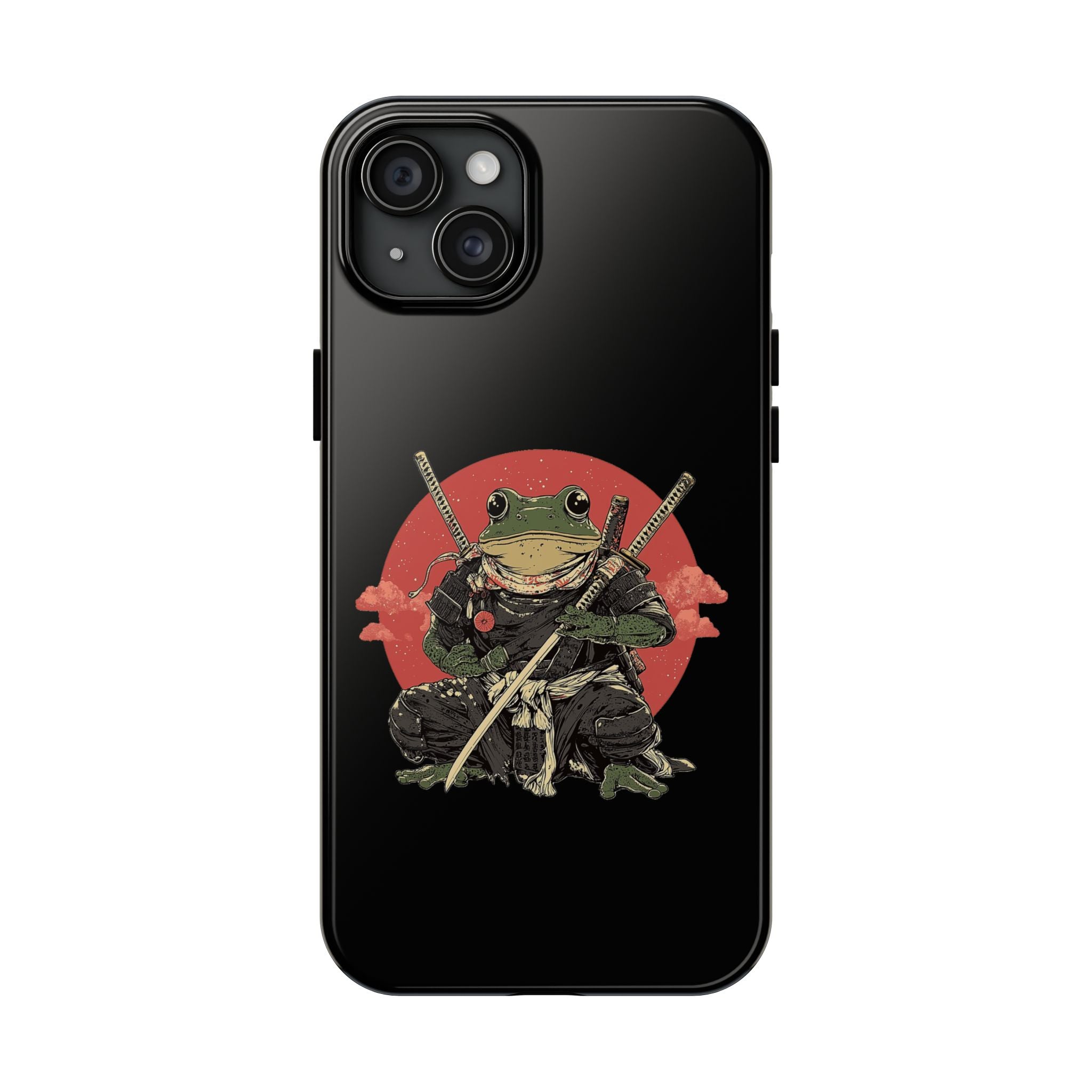 retro-vintage-ninja-frog-iphone-tough-case-red-sun-japanese-samurai-frog-design-ninja-warrior-black-iphone-hard-cover