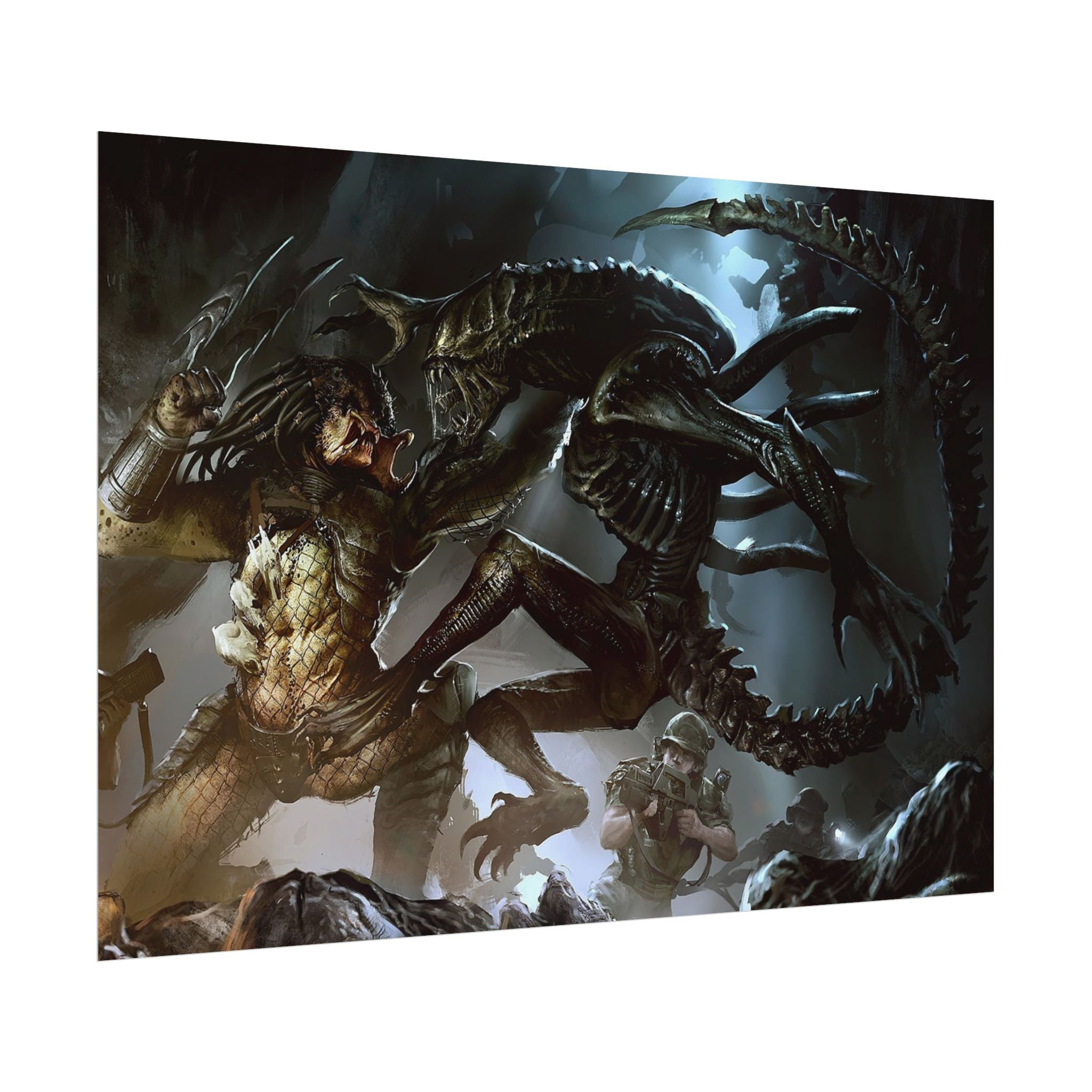 predator-alien-poster-print-xenomorph-si-fi-home-decor-movie-poster-pretador-fantasy-art