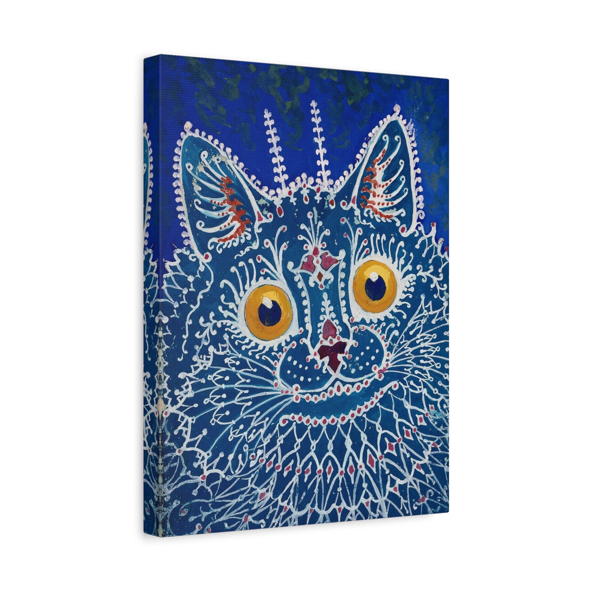 canvas-print-louis-wain-cat-gothic-style-gouache-art-large-wall-decor-matte-stretched-home-office-decoration-unique-cat-print