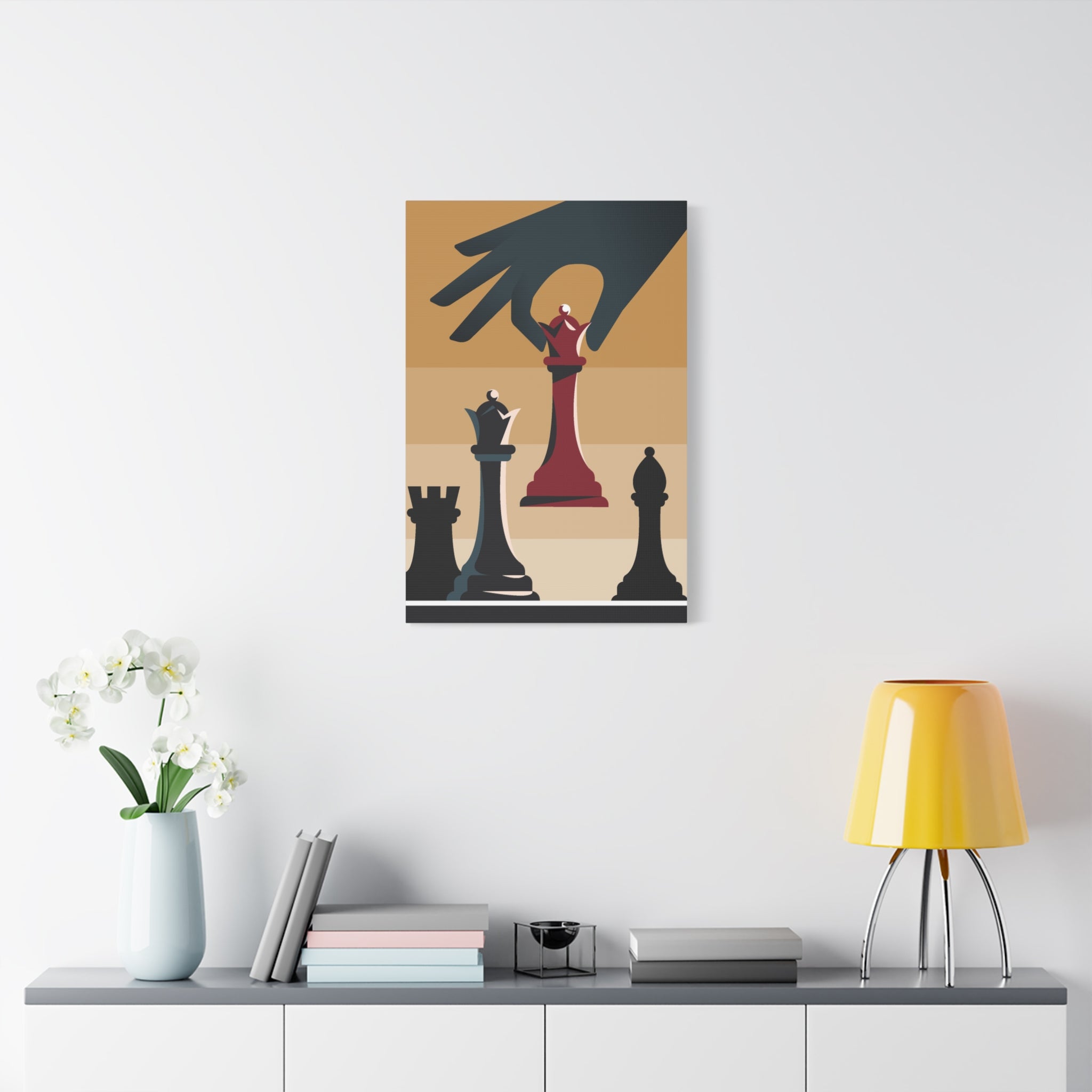 chess-queen-matte-canvas-print-home-decor-for-chess-lovers-stretched-wall-art-chess-player-gift-game-room-decoration-chess-ar
