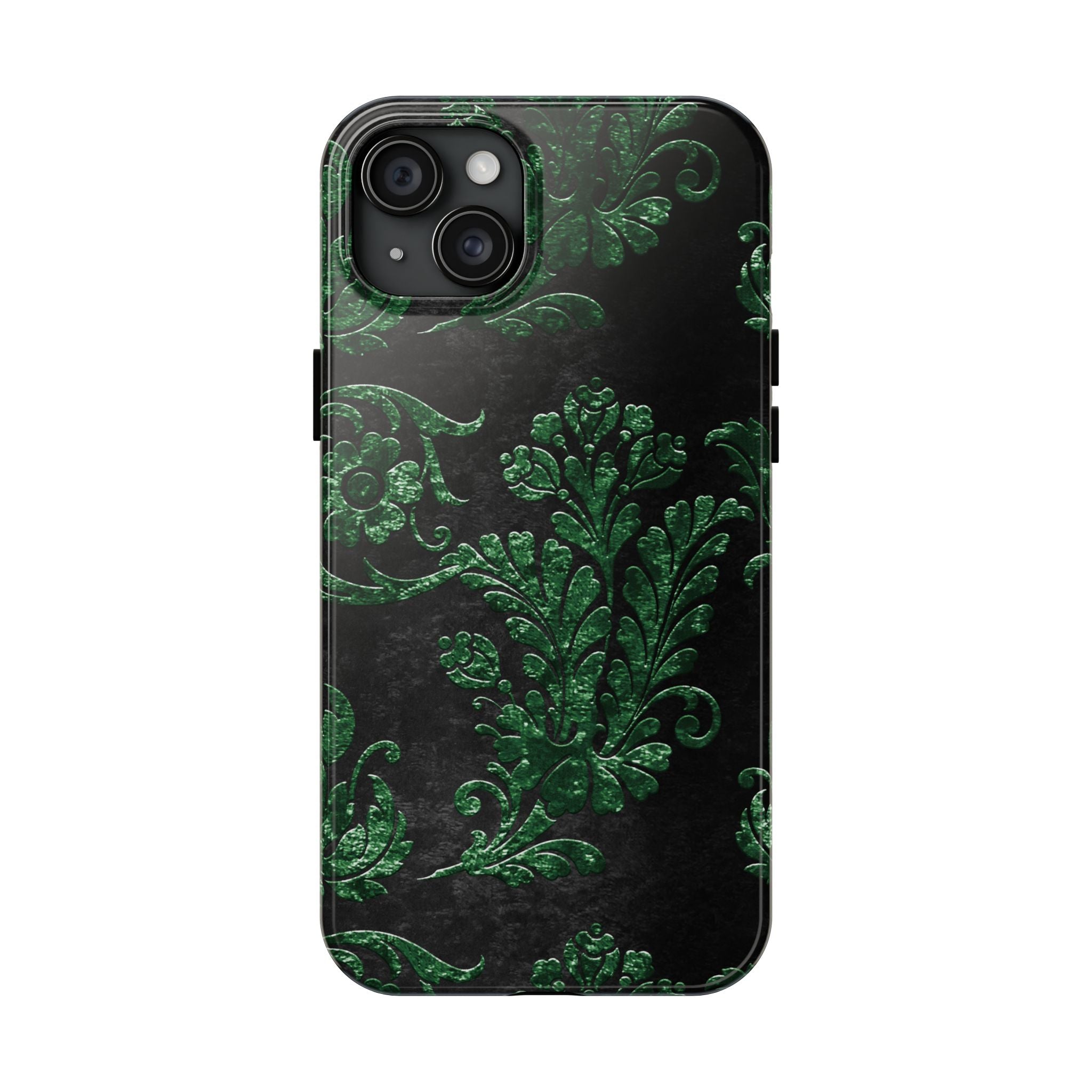 embossed-emerald-velvet-tough-iphone-case-protective-iphone-cover-heavy-duty-iphone-case-rugged-phone-case-durable-smartphone