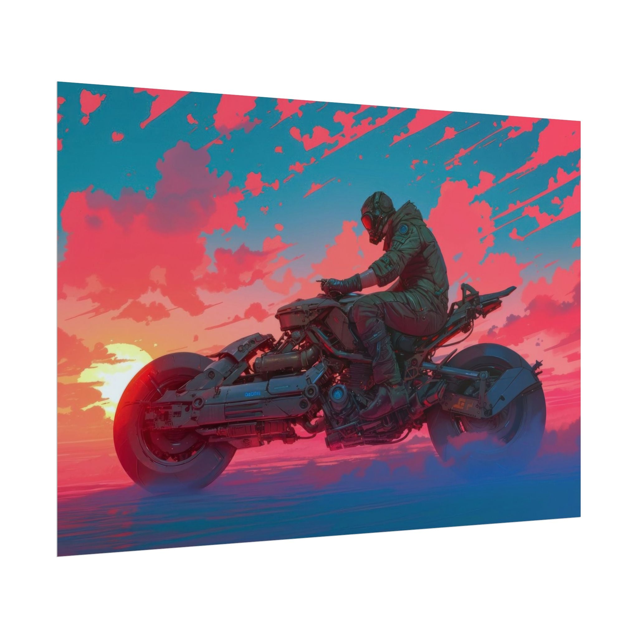 anime-poster-prints-anime-motorcycle-print-motorcycle-poster-sythawave-poster-home-decor-motorbike-artwork-cyberpunk-motorcyc