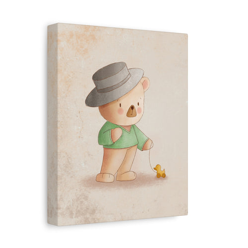 canvas-wall-art-cute-bear-nursery-decor-baby-bear-print-stretched-canvas-nursery-art-cute-bear-decoration-baby-nursery-cute-a