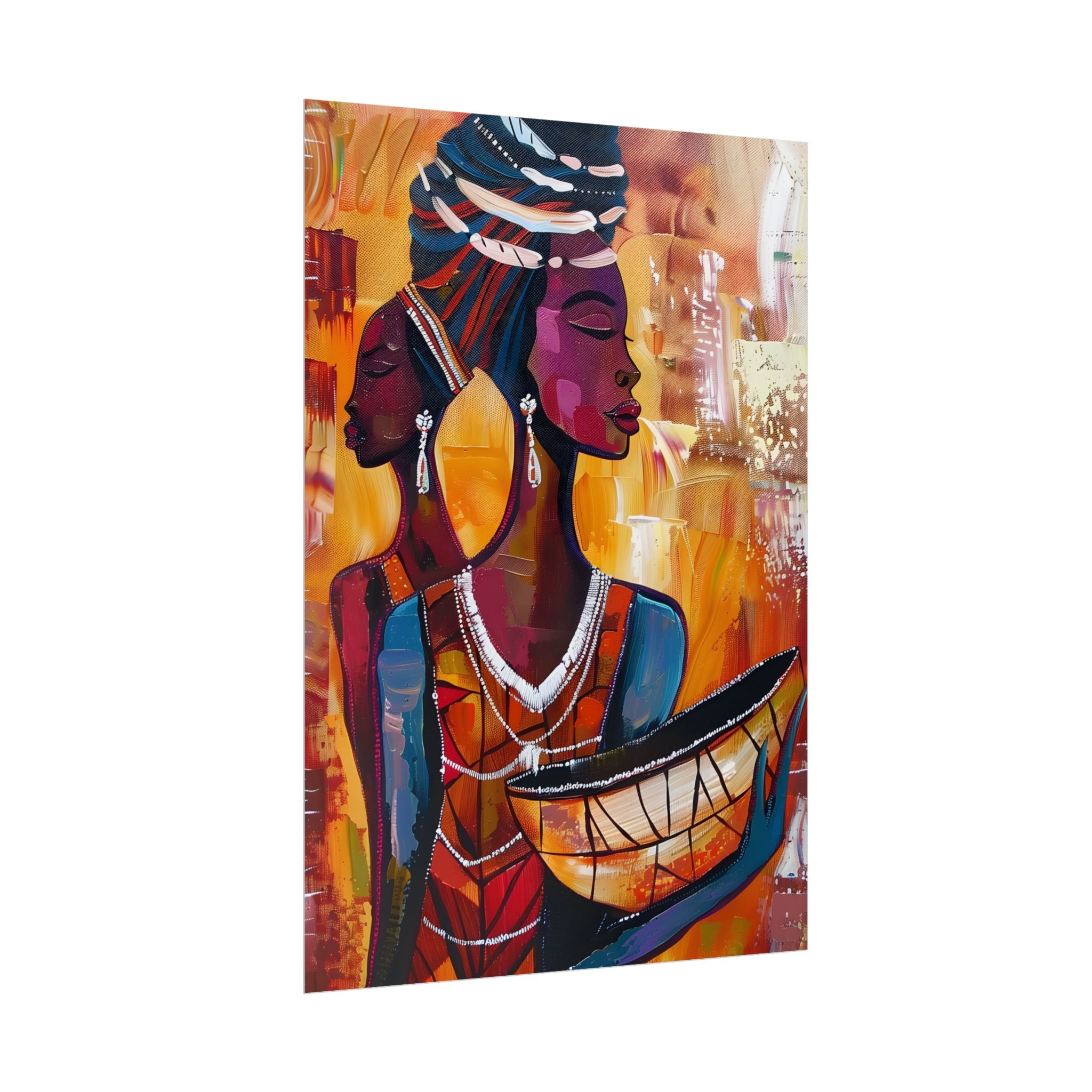 traditional-african-woman-poster-print-african-portrait-afrocentric-home-wall-decor-tribal-art-african-american-art-ethnic-wa