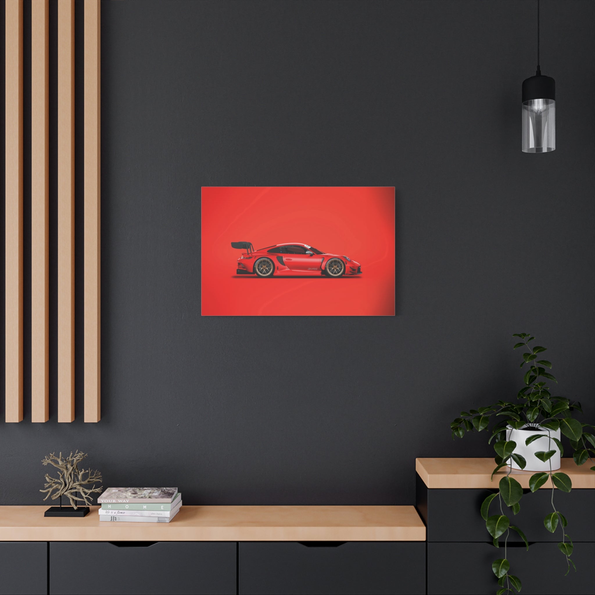 canvas-print-wall-art-porsche-911-red-gt3r-red-supercar-poster-matte-canvas-decor-stretched-large-canvas-wall-art-hypercars-1