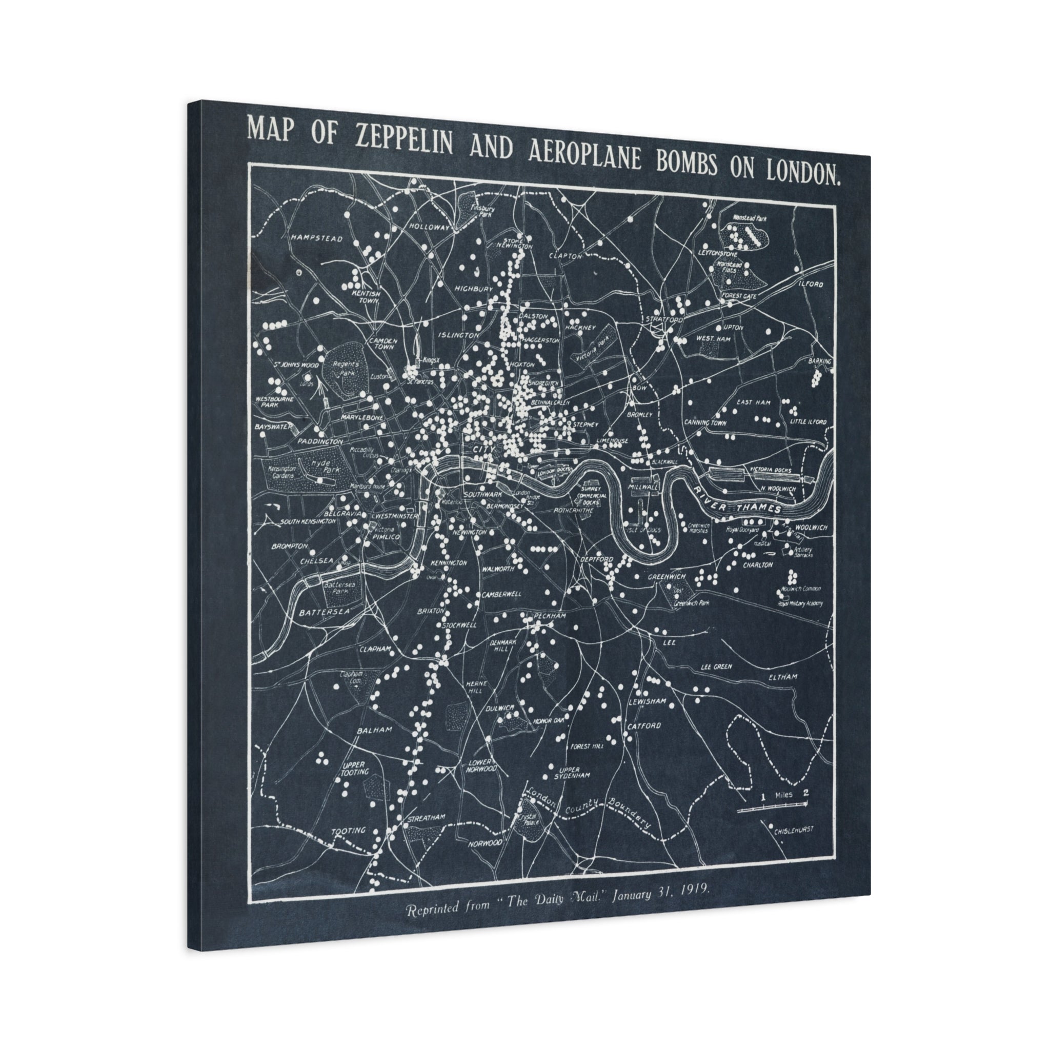 canvas-print-world-war-i-london-map-herbert-green-zeppelin-and-airplane-bombs-wall-art-decor-london-ww1