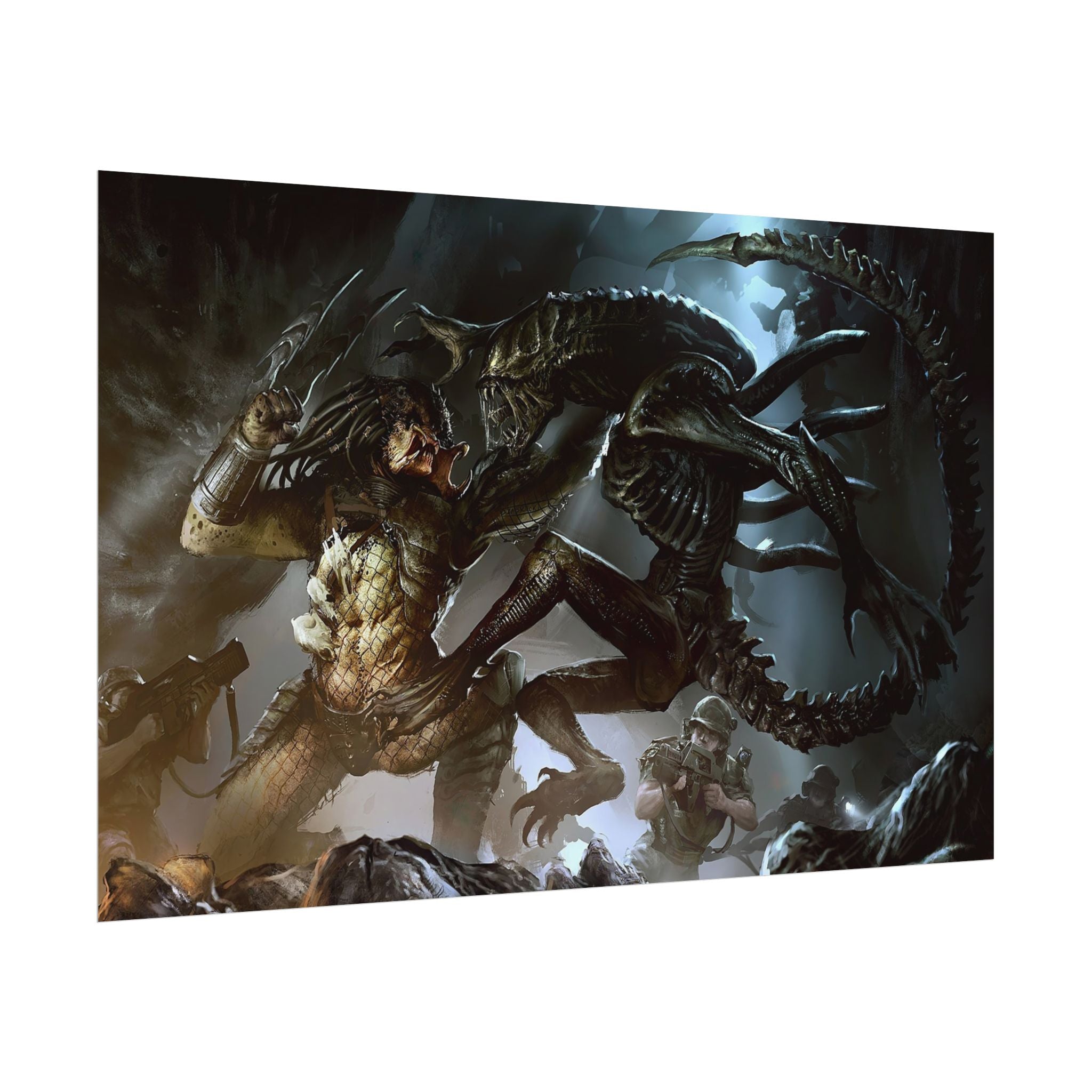 predator-alien-poster-print-xenomorph-si-fi-home-decor-movie-poster-pretador-fantasy-art