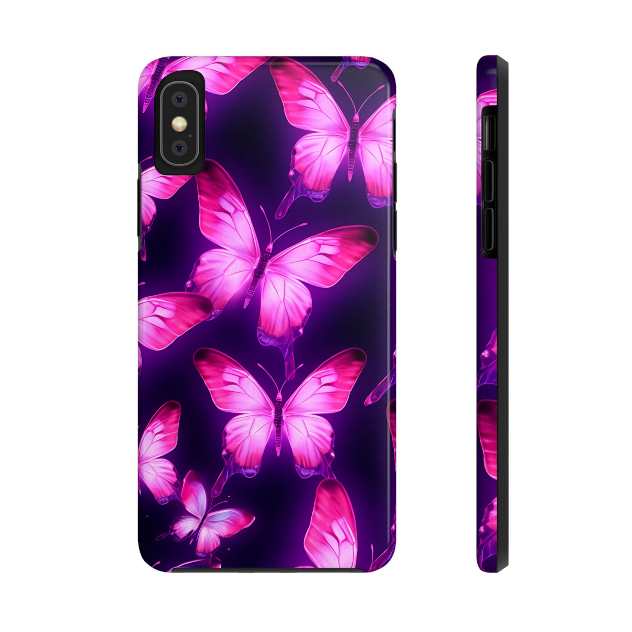neon-glitter-butterfly-tough-phone-case-iphone-cover-protective-phone-case-sparkly-cellphone-case-glittery-phone-cover-tough-