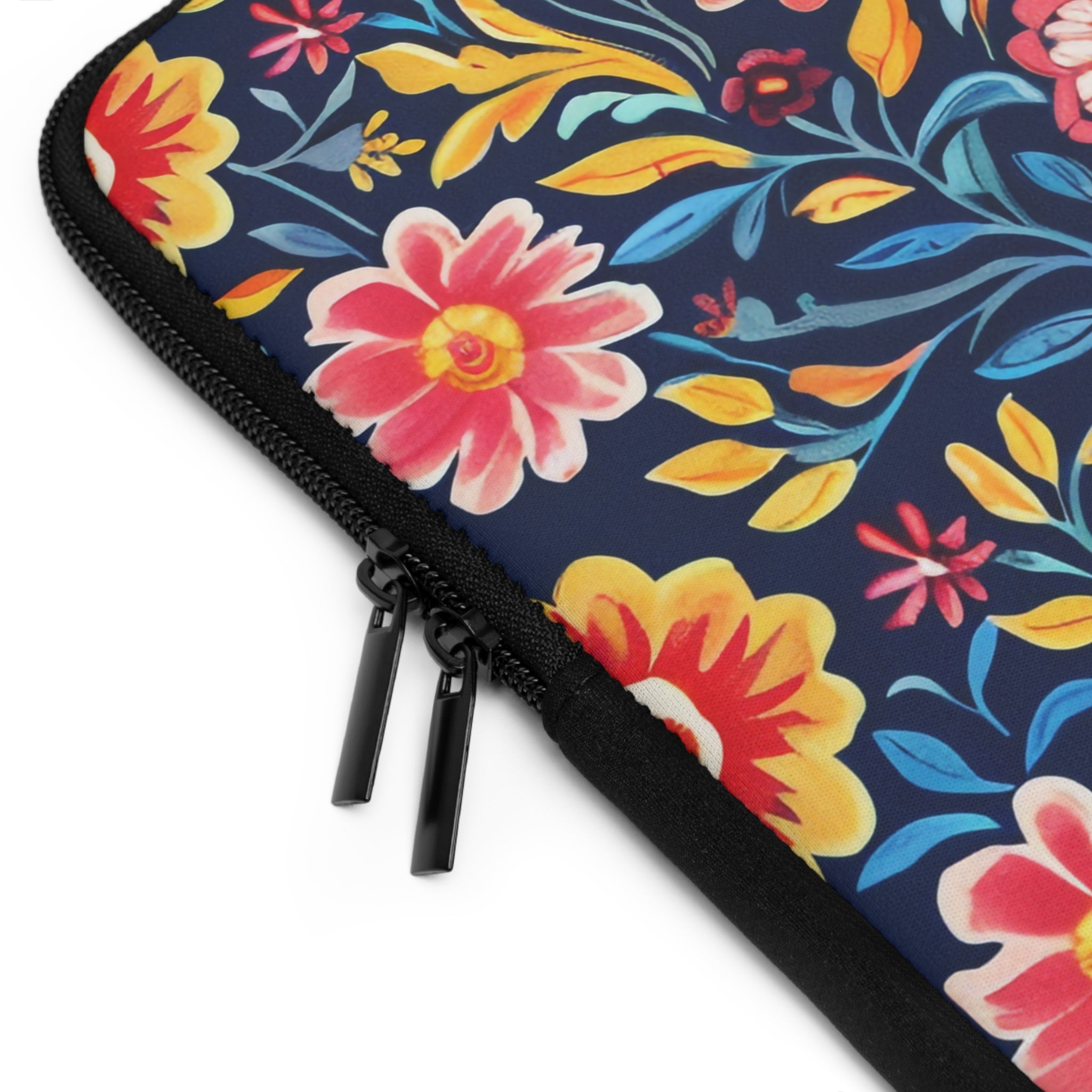 aesthetic-floral-laptop-sleeve-protective-cover-for-tech-yellow-blue-design-macbook-air-15-sleeve-floral-computer-bag-tablet-