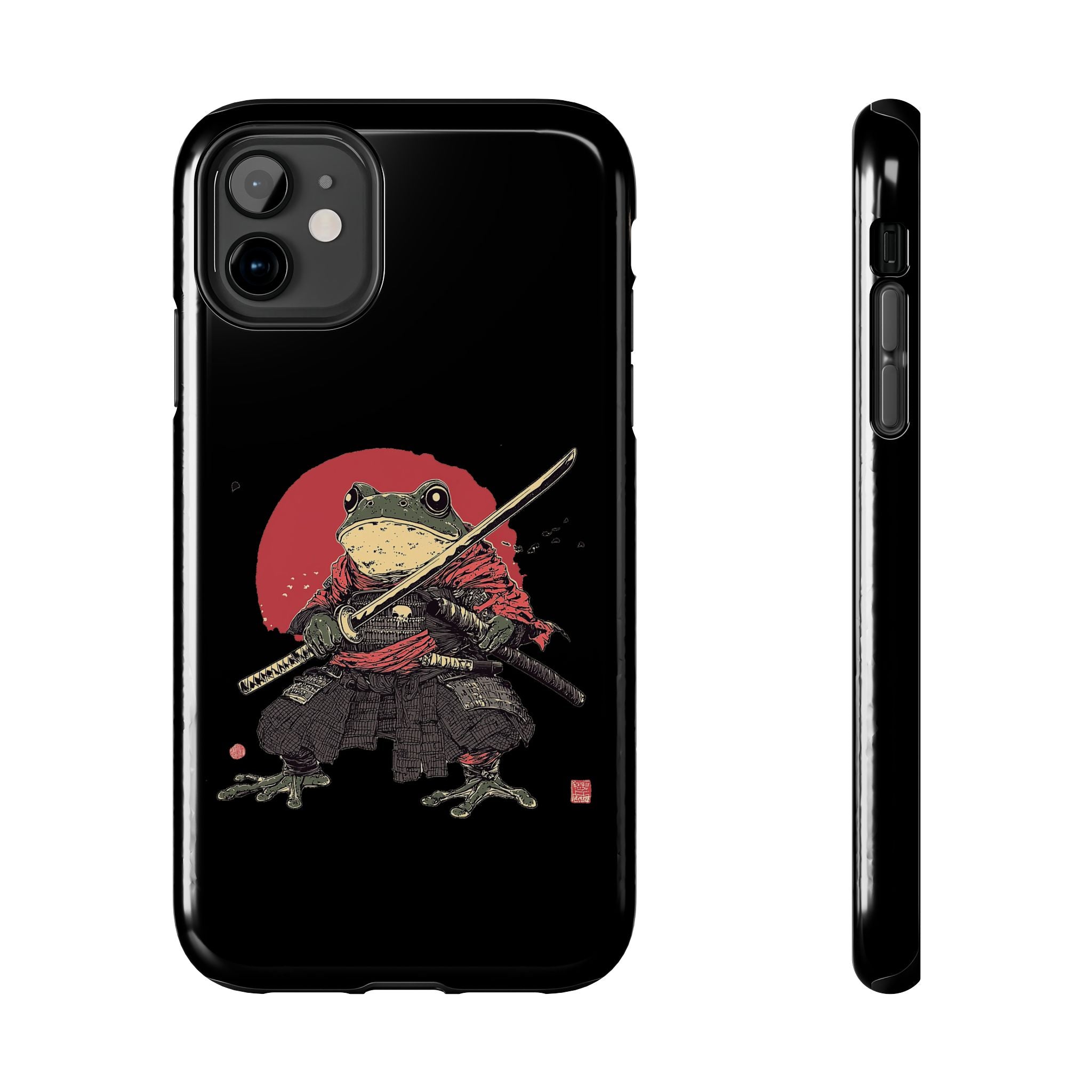 retro-vintage-ninja-frog-iphone-tough-case-red-sun-japanese-samurai-frog-design-ninja-warrior-black-iphone-hard-cover-1