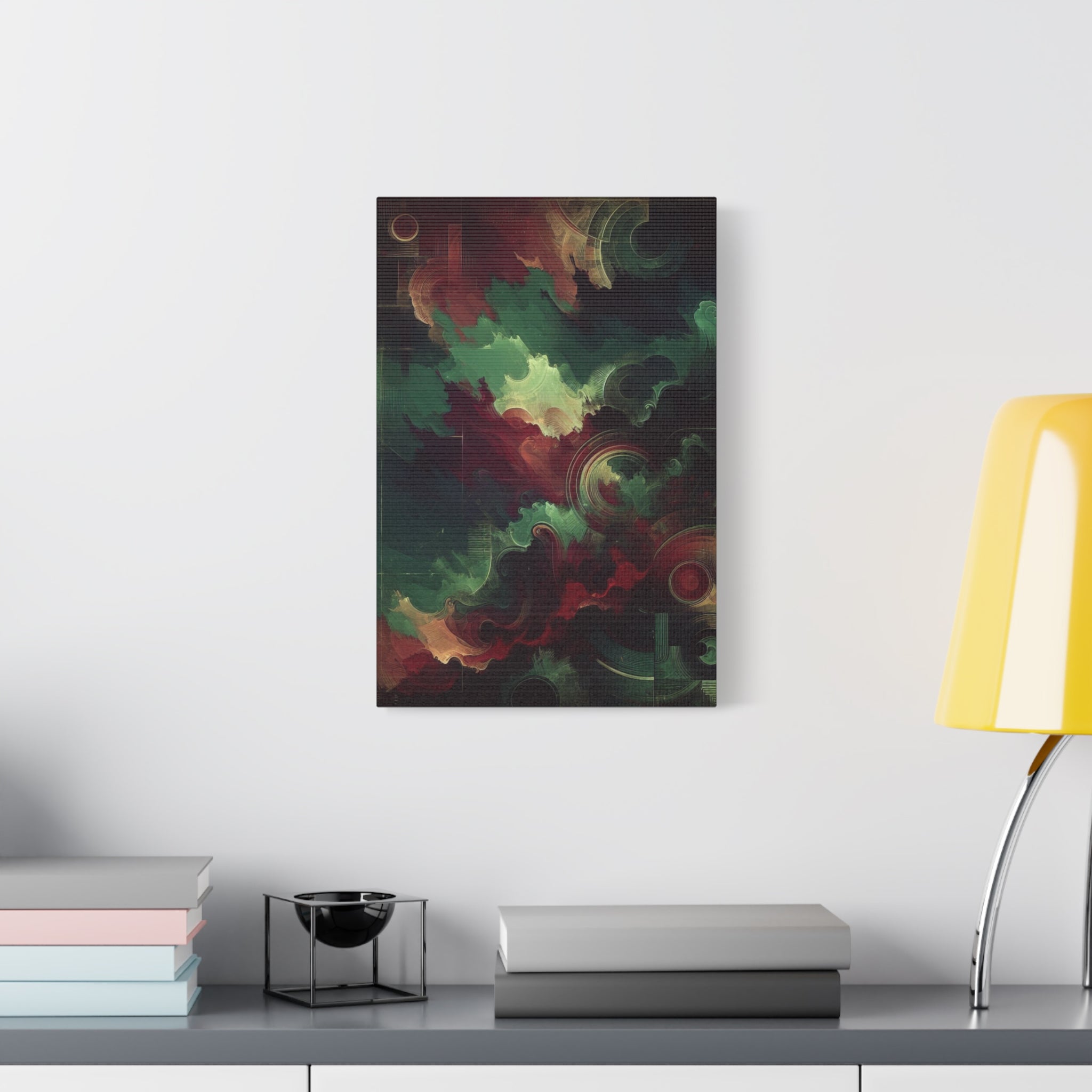 canvas-print-abstract-green-and-burgundy-wall-art-living-room-decor-gallery-wrap-canvas-abstract-wall-decor-colorful-art-home