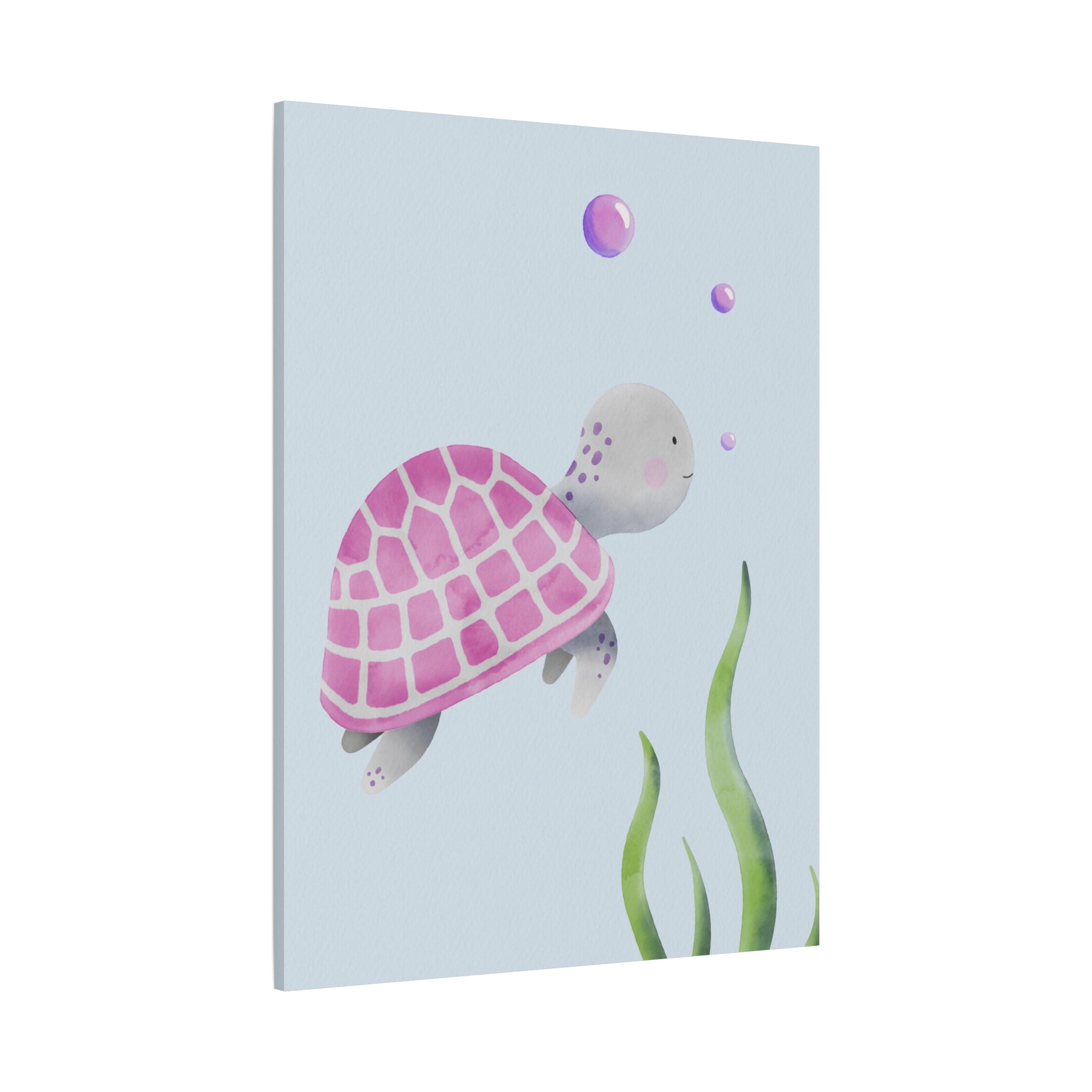 canvas-wall-art-cute-sea-turtle-nursery-decor-baby-sea-turtle-print-nursery-art-cute-sea-turtle-decoration-baby-nursery-cute-