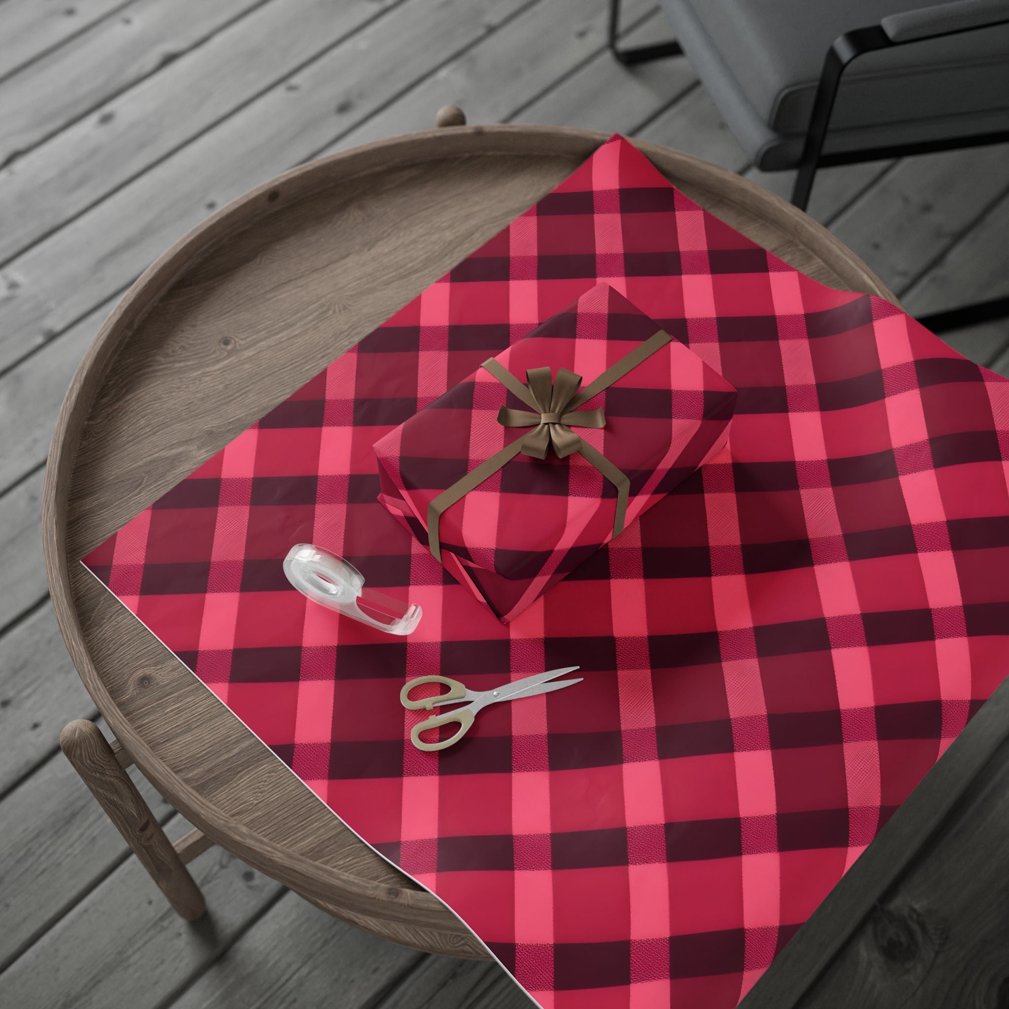 wrapping-papers-tartan-plaid-valentine-gift-wrap-pink-red-pattern-v-day-holiday-festive-decorative-paper-roll-crafting-suppli