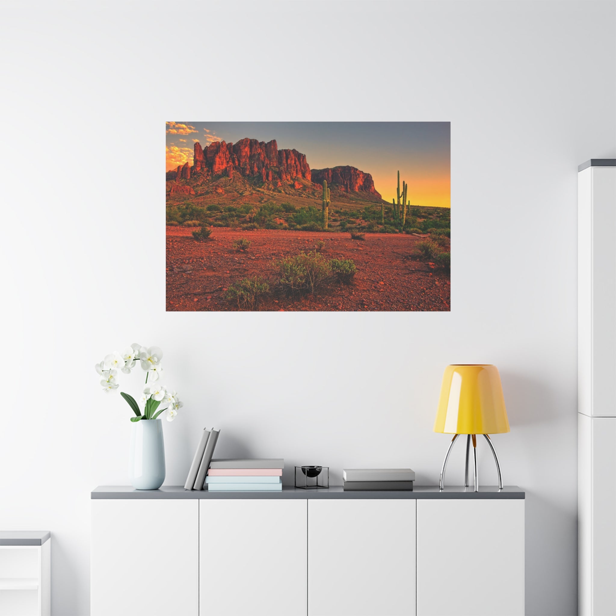 canvas-print-phoenix-landscape-wall-art-desert-decor-stretched-matte-canvas-landscape-print