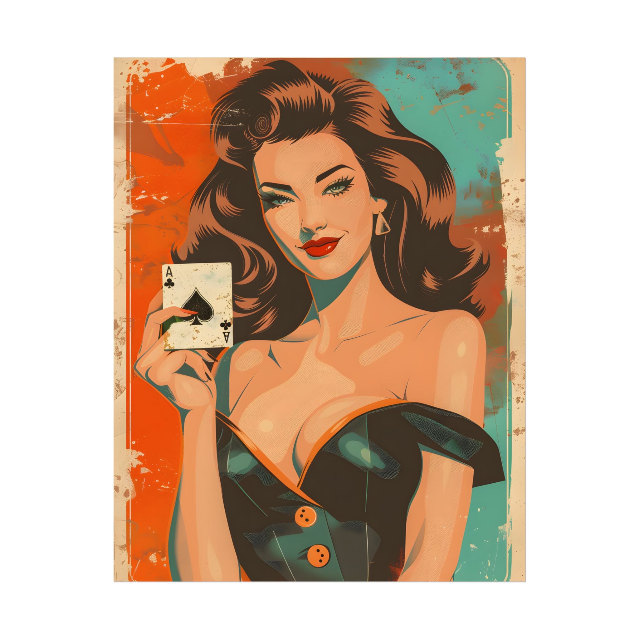 vintage-pin-up-girl-poster-print-ace-of-spades-playing-card-poster-wall-art-retro-pinup-poster-pin-up-illustration-wall-decor