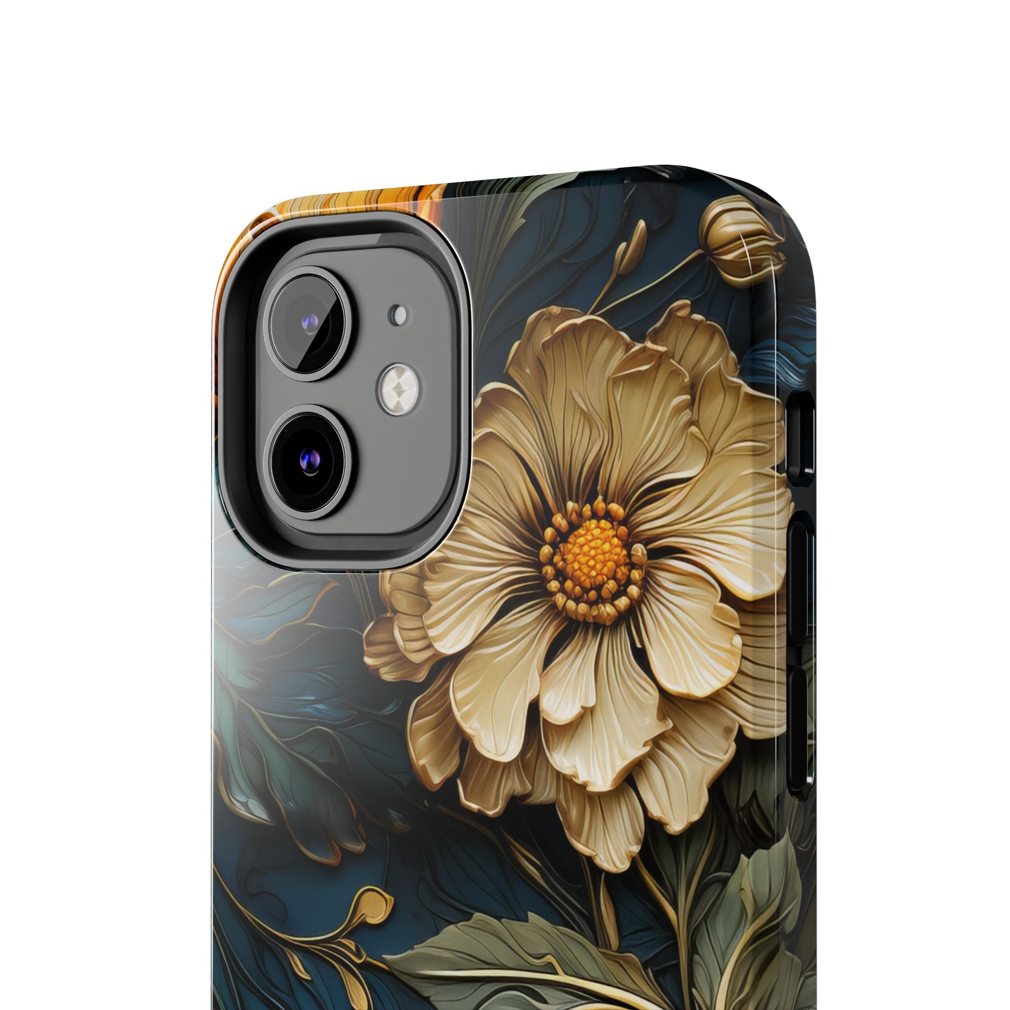 textured-art-nouveau-floral-tough-phone-case-cottagecore-iphone-case-unique-floral-phone-cover-vintage-style-iphone-case-prot