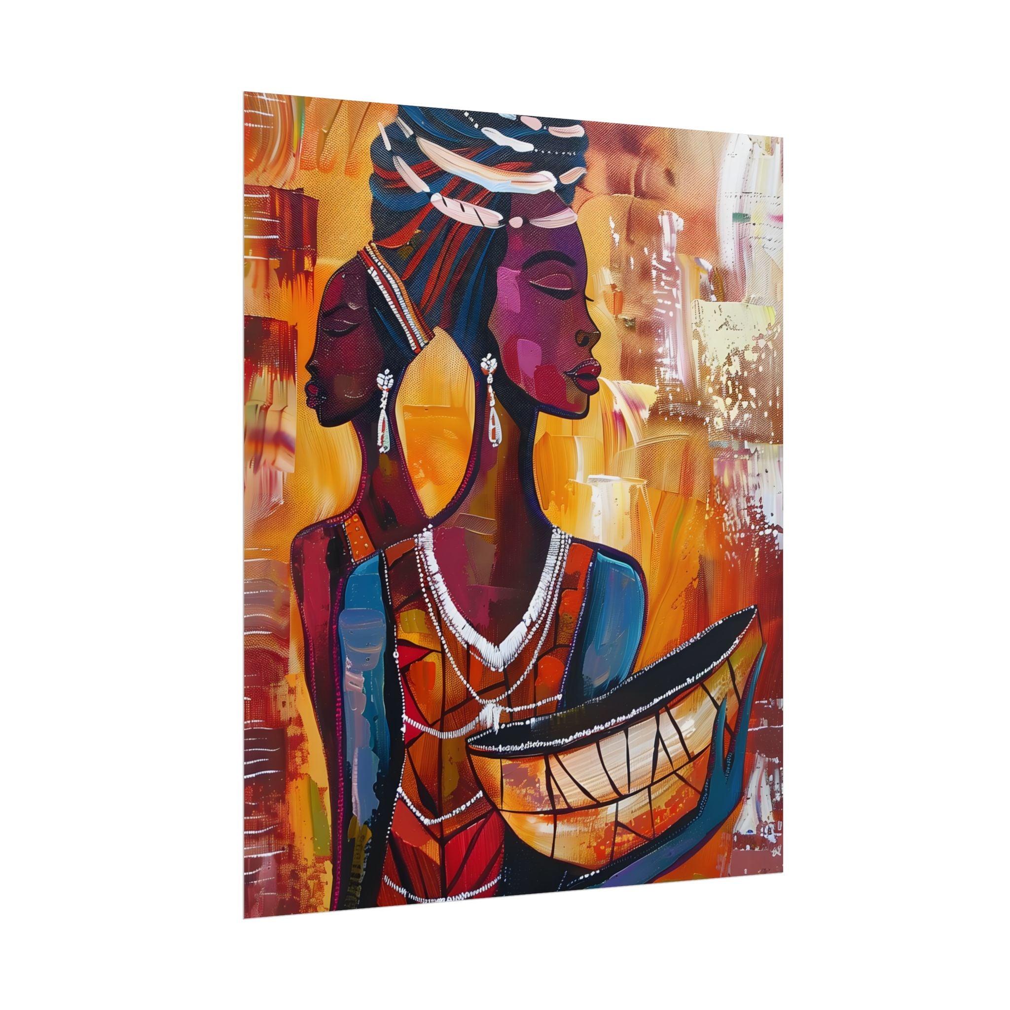 traditional-african-woman-poster-print-african-portrait-afrocentric-home-wall-decor-tribal-art-african-american-art-ethnic-wa