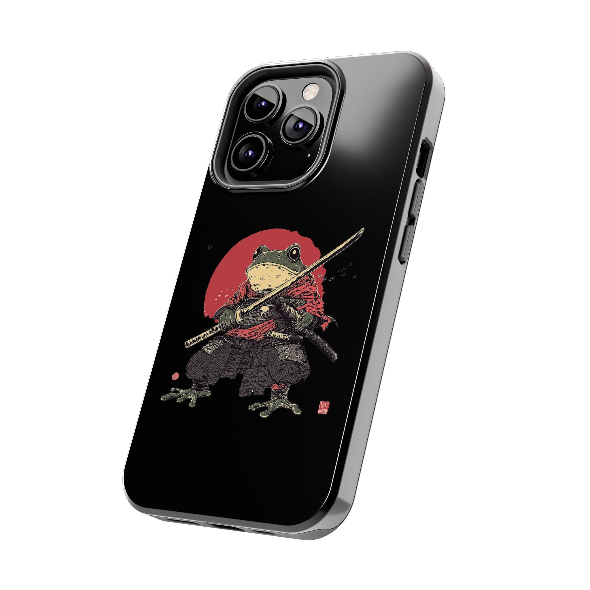 retro-vintage-ninja-frog-iphone-tough-case-red-sun-japanese-samurai-frog-design-ninja-warrior-black-iphone-hard-cover-1