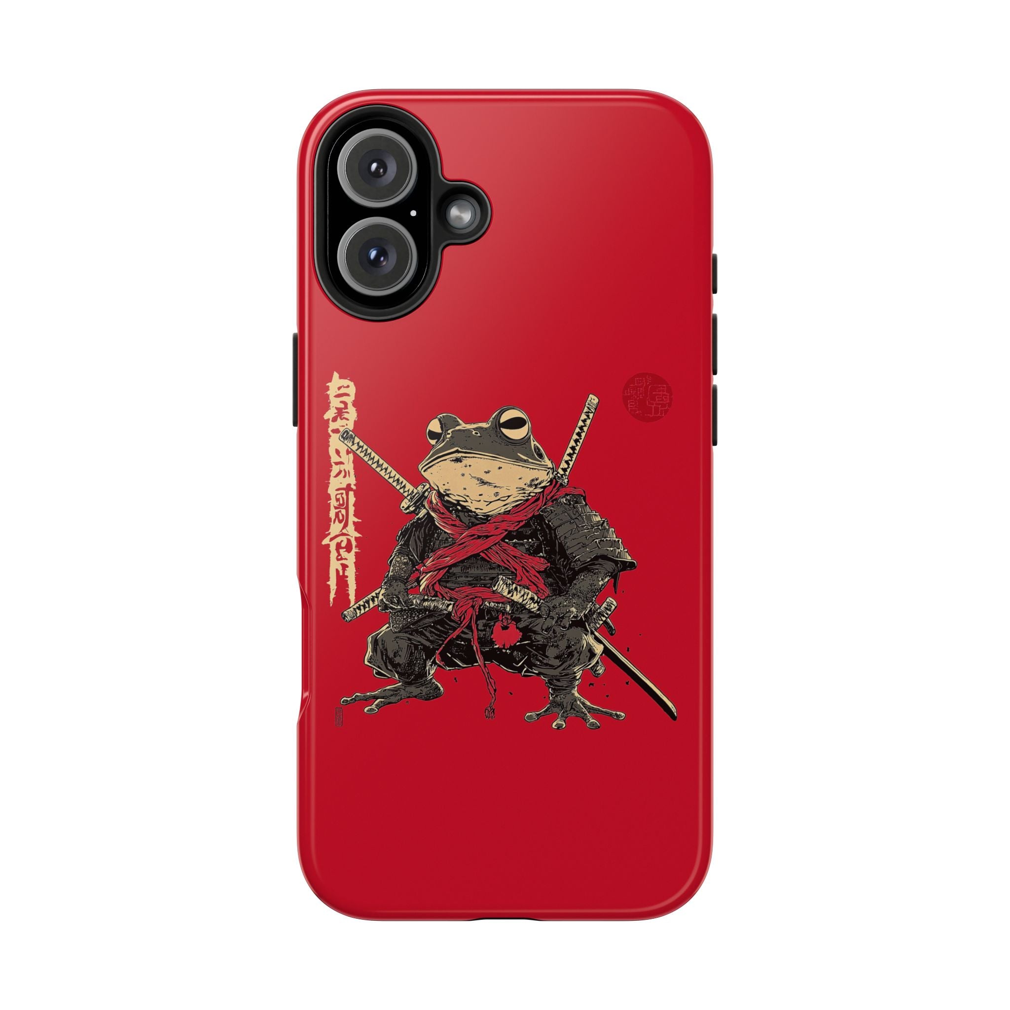 retro-vintage-ninja-frog-iphone-tough-case-red-sun-japanese-samurai-frog-design-stylish-tough-protector-red-iphone-case
