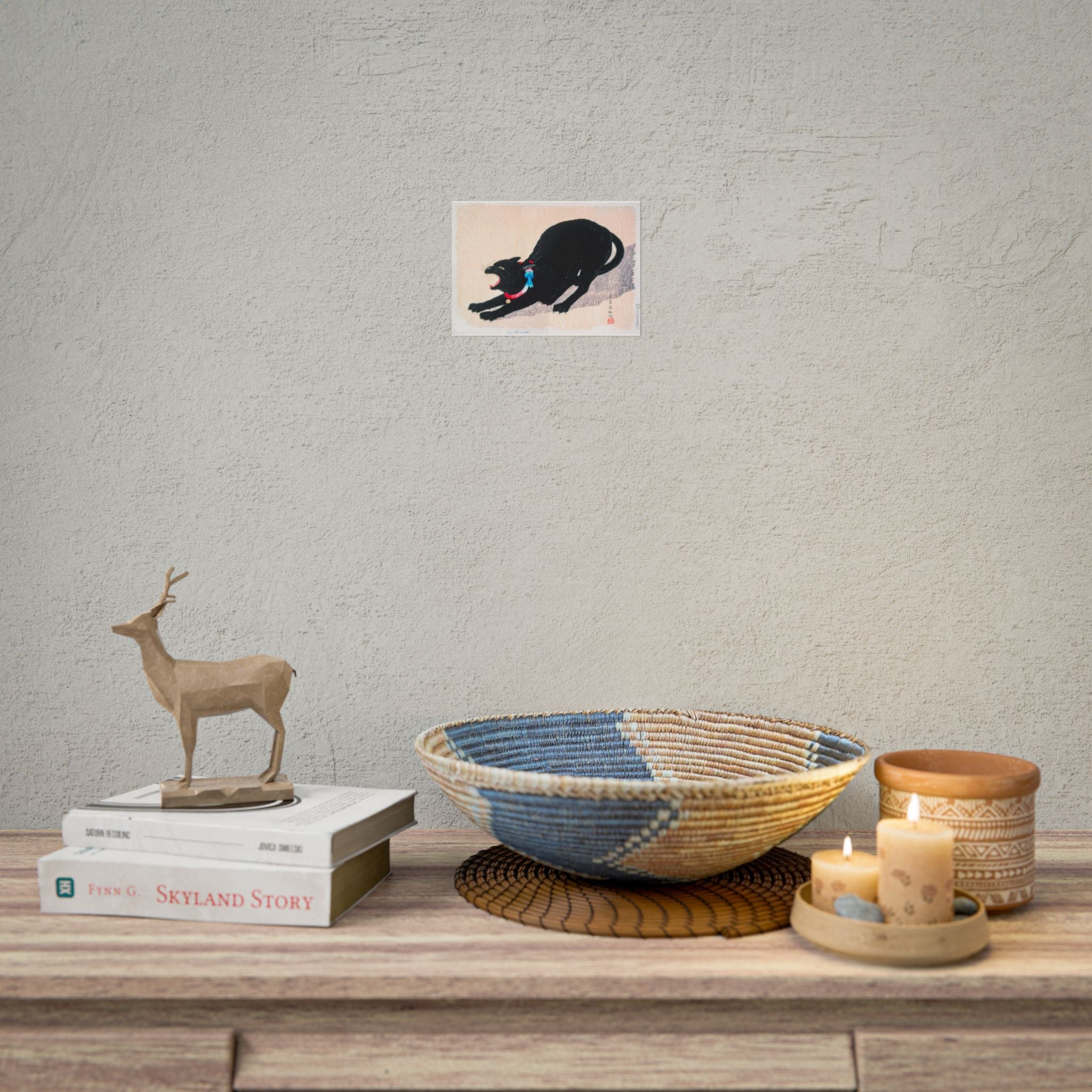 black-cat-hissing-poster-print-rolled-wall-art-for-cat-lovers-cat-art-decor-cat-themed-home-decor-gift-for-cat-owners-cat-wal