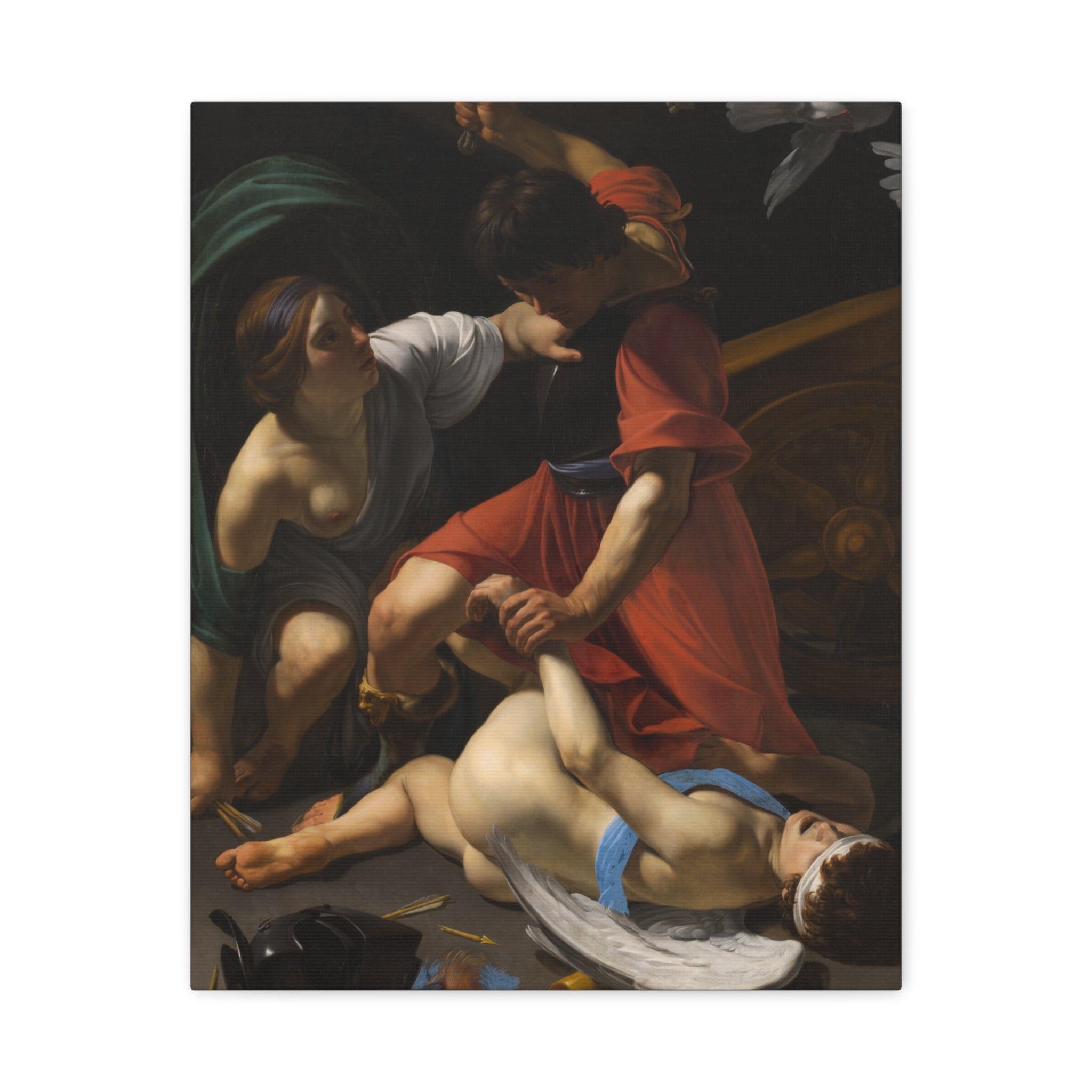 canvas-print-cupid-chastised-bartolomeo-manfredi-1613-matte-canvas-wall-art-stretched-1-25-inch-classic-art-decor-artwork