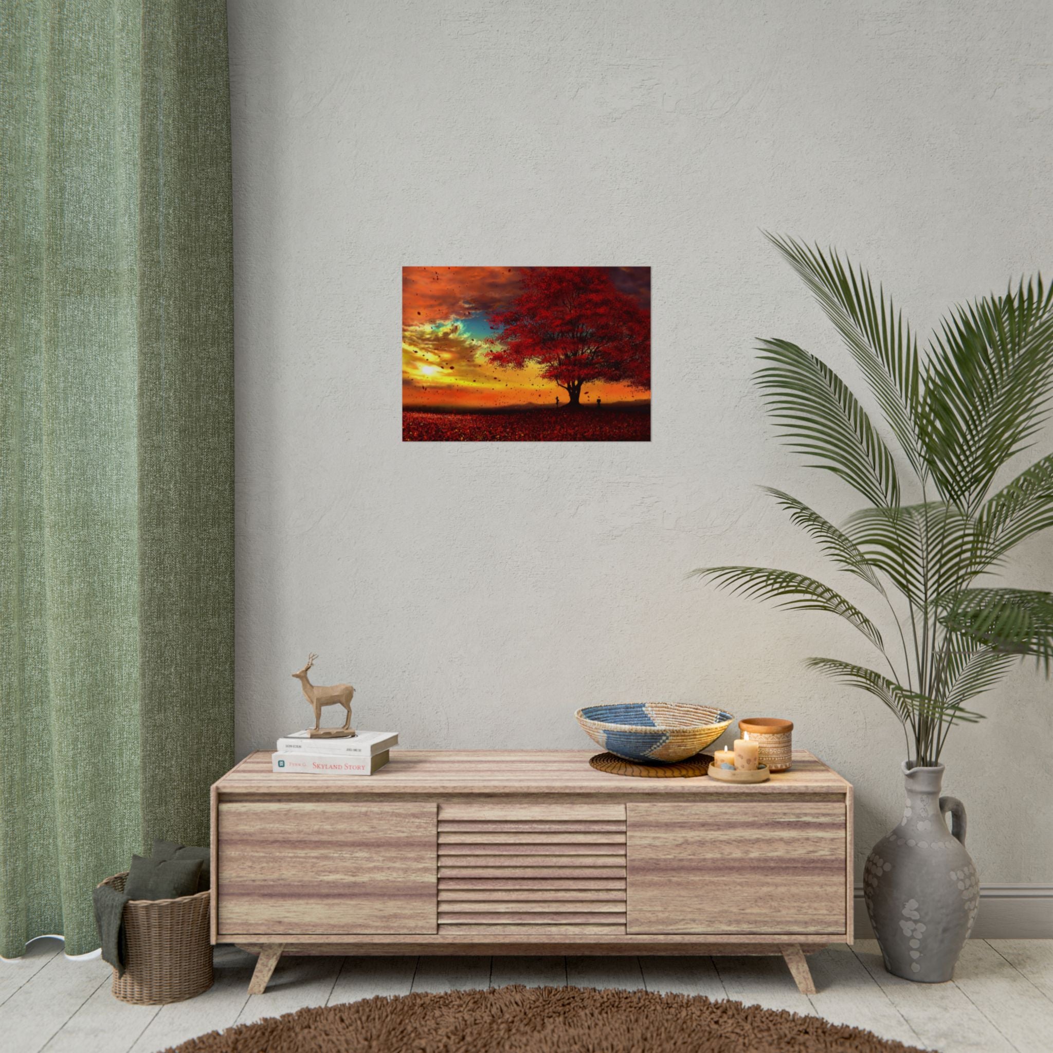 sunset-scenery-autumn-poster-print-wall-art-decor-home-decoration-nature-artwork-gift-idea-wall-hanging